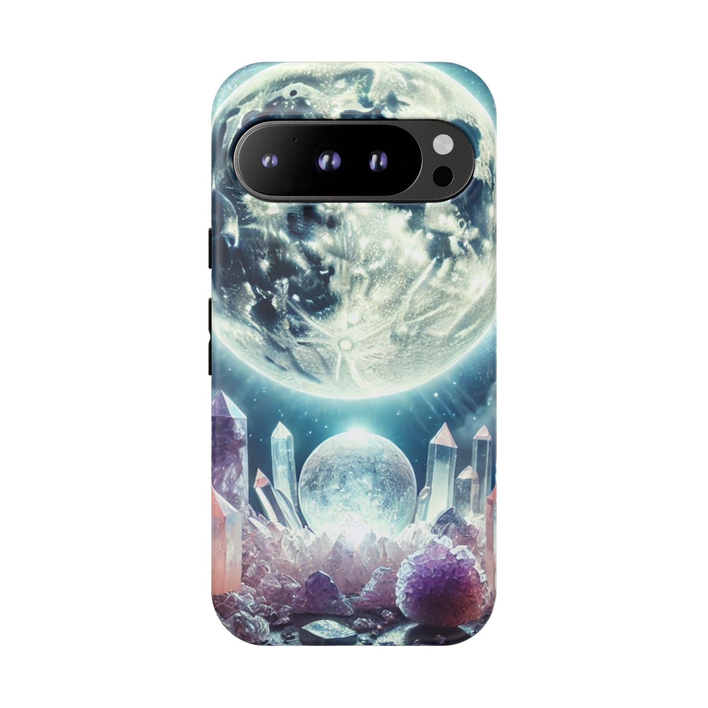 Full Moon & Crystals - Phone Case