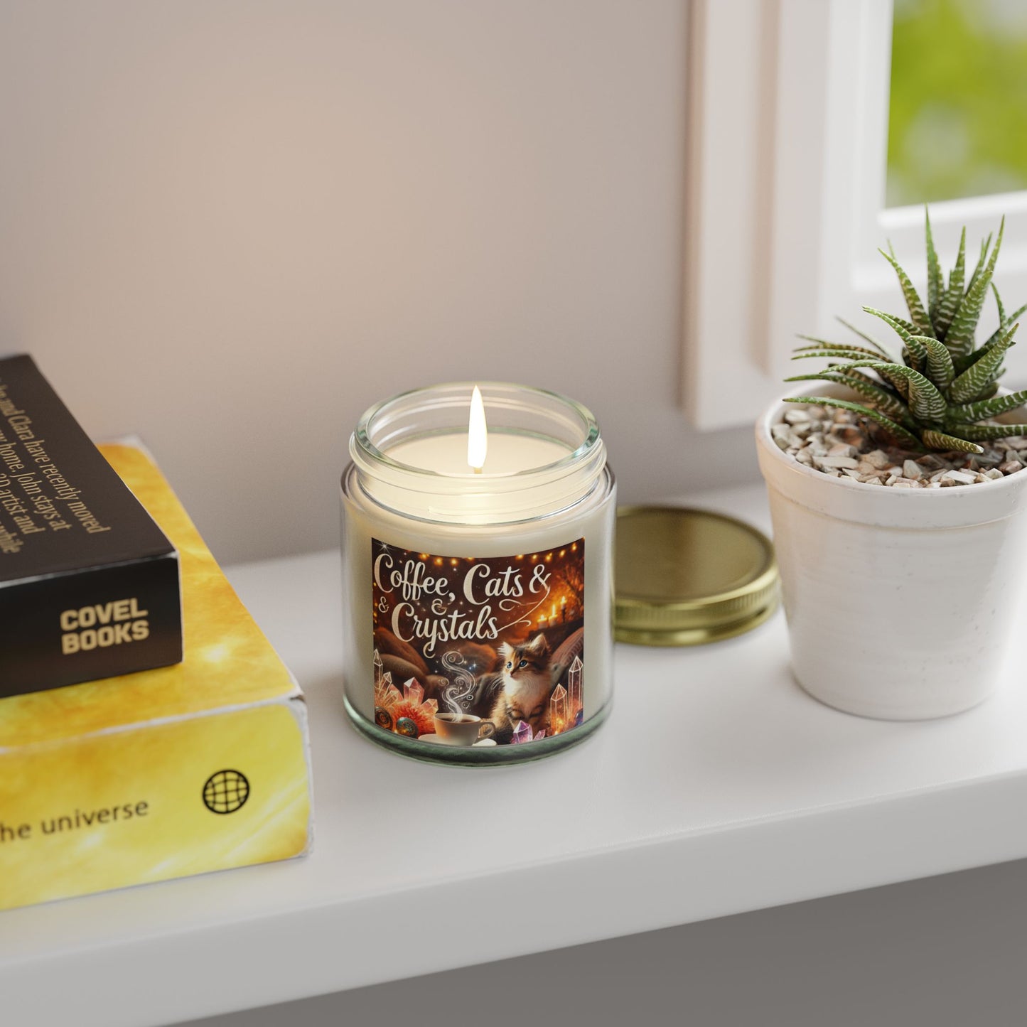 Coffee, Cats & Crystals - Candle
