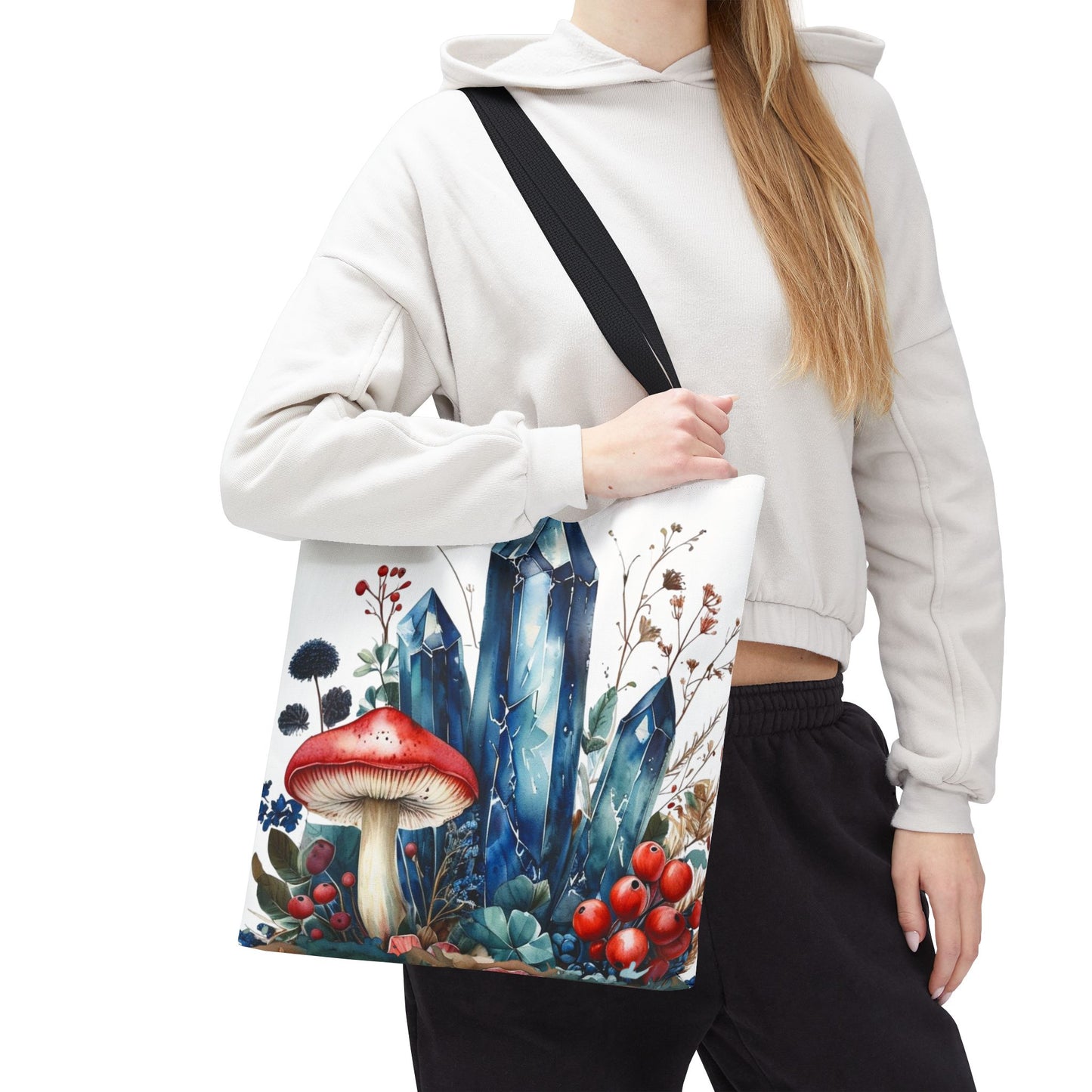 Whimsical Blue Crystals - Tote Bag