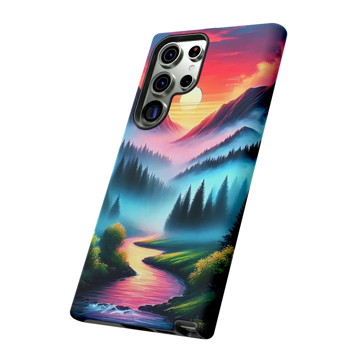 Misty Mountain River - Phone Case