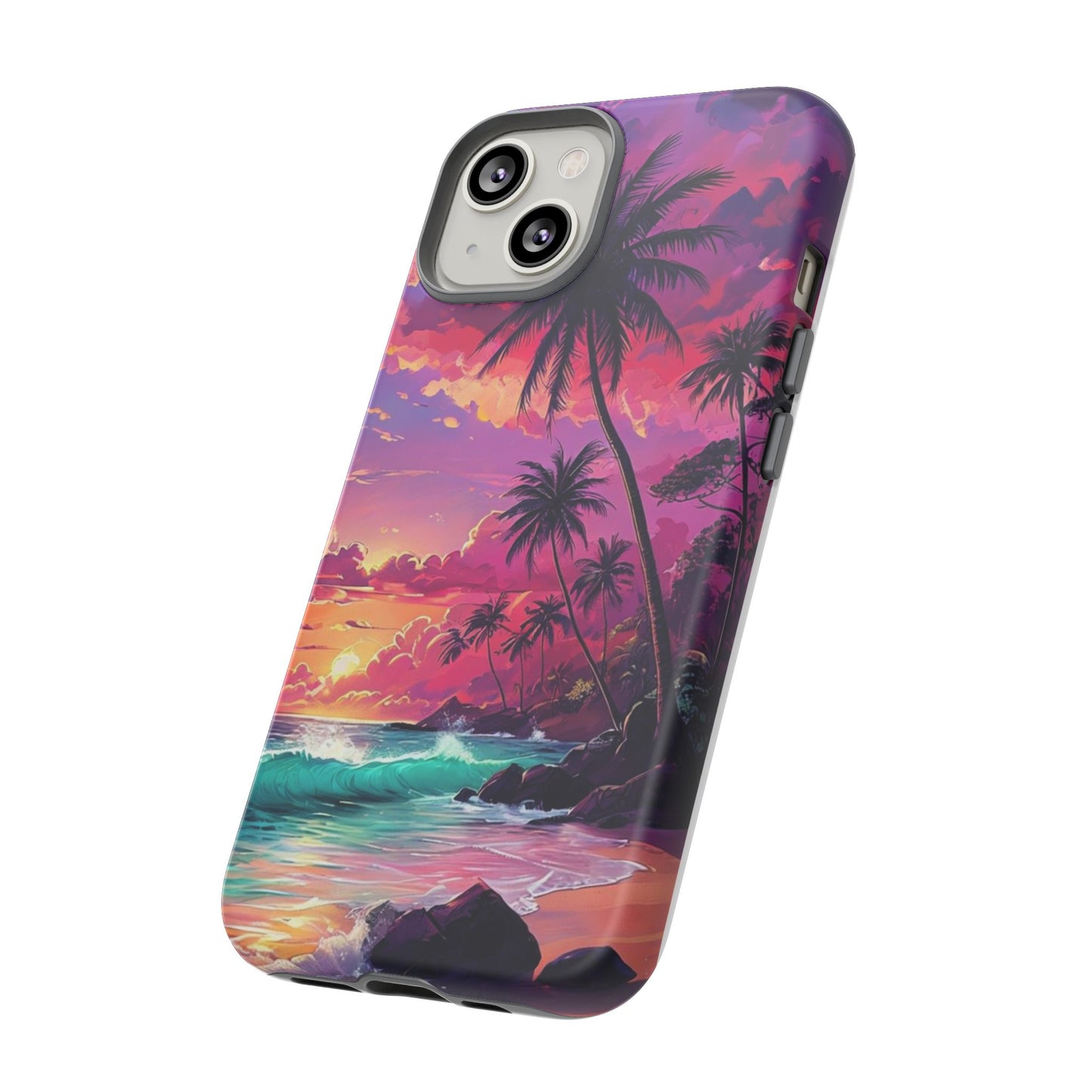Sunset Paradise Beach - Phone Case