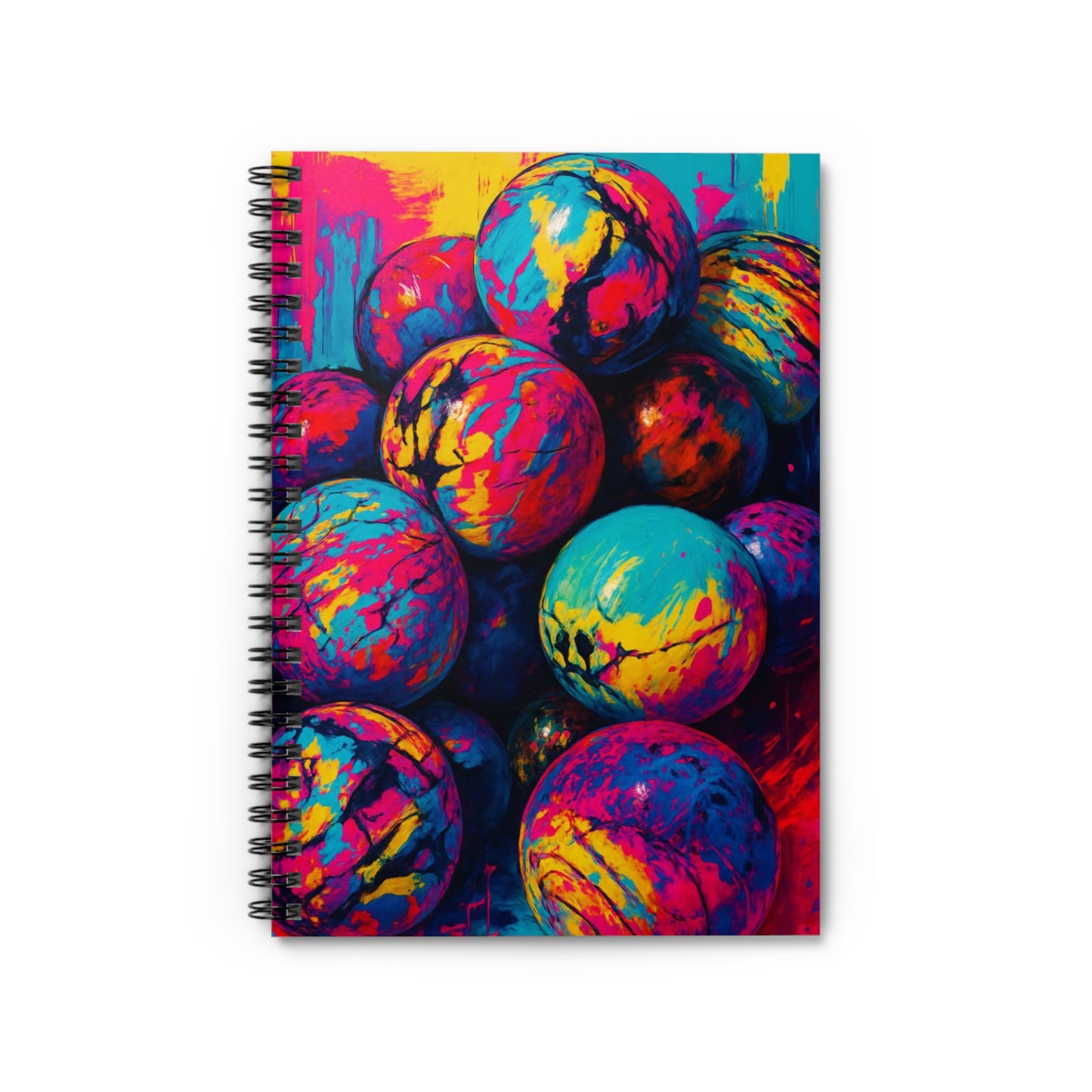 Chromatic Spheres -Spiral Notebook