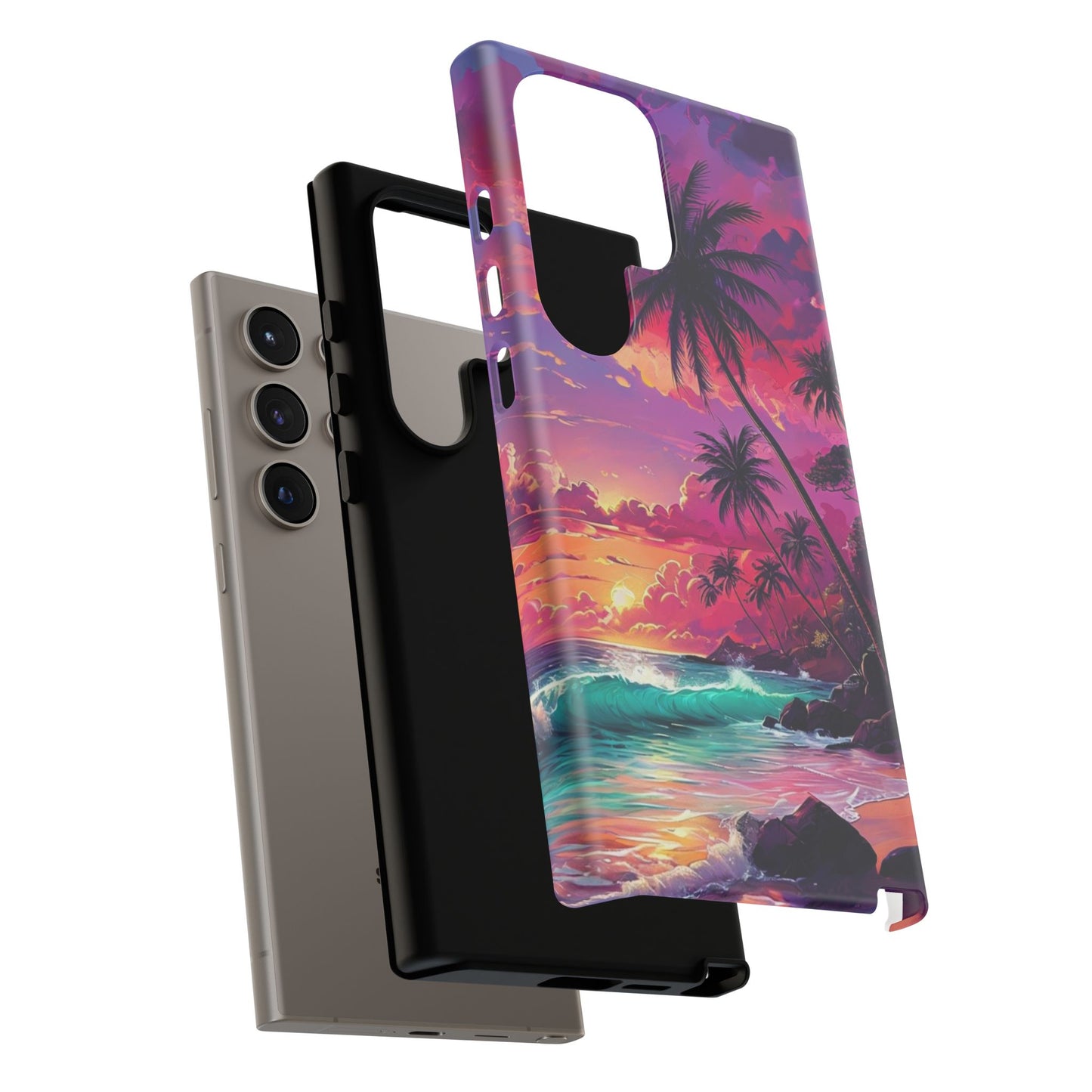 Sunset Paradise Beach - Phone Case