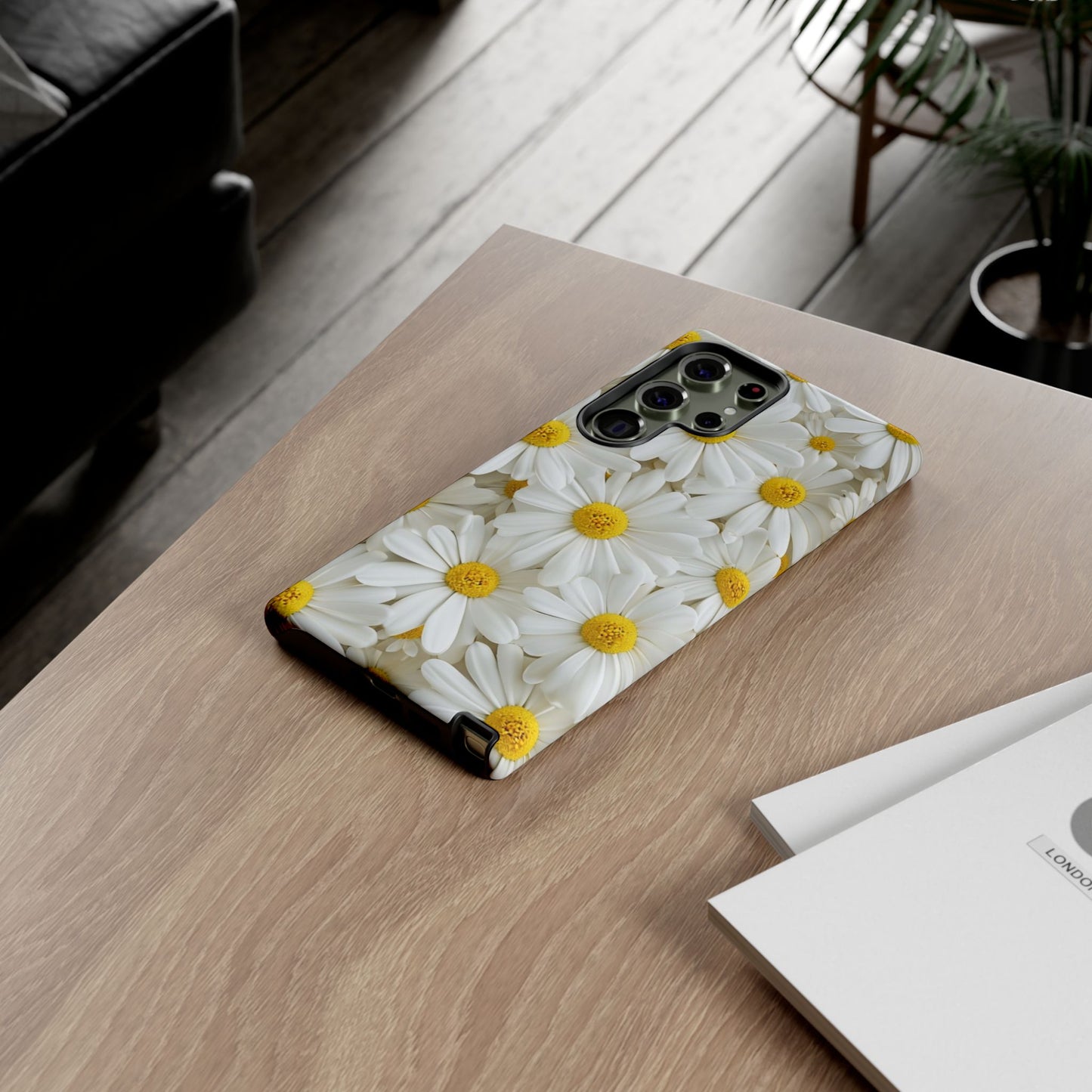 Blooming White Daisy - Phone Case