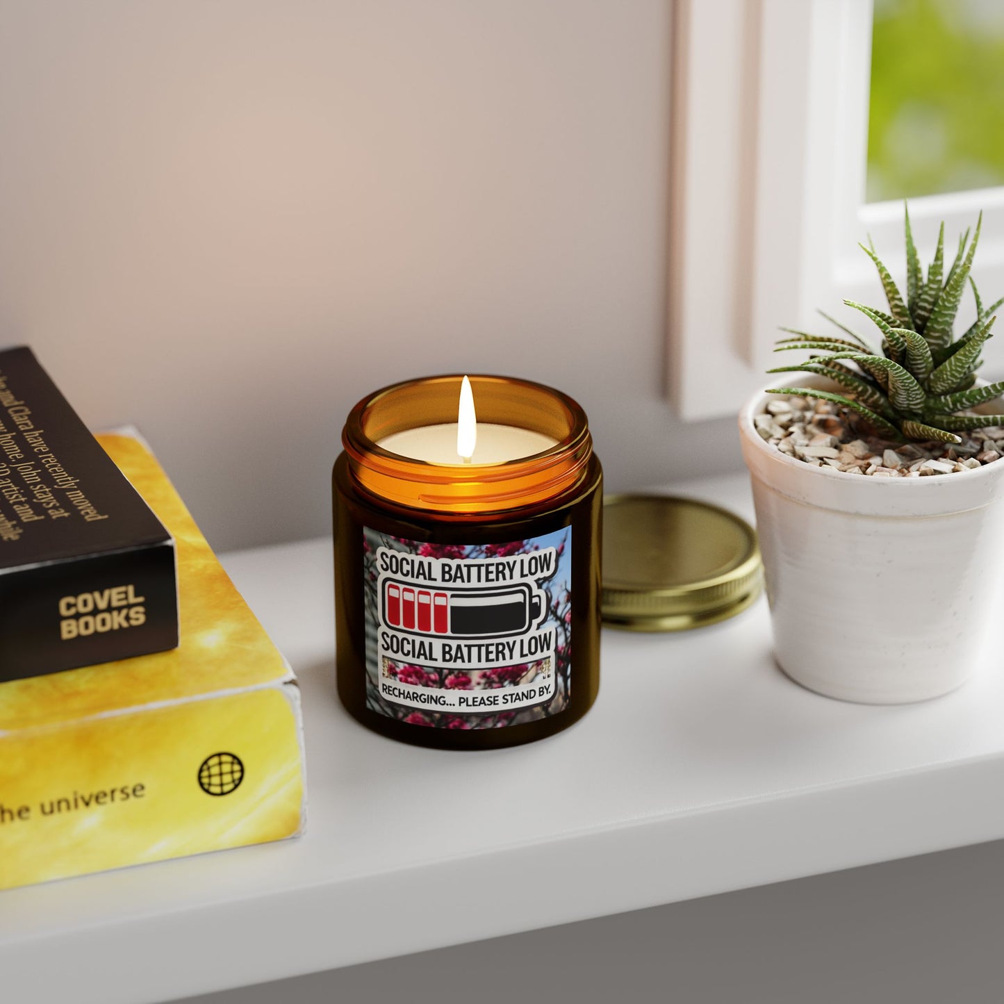 Social Battery Low - Candle