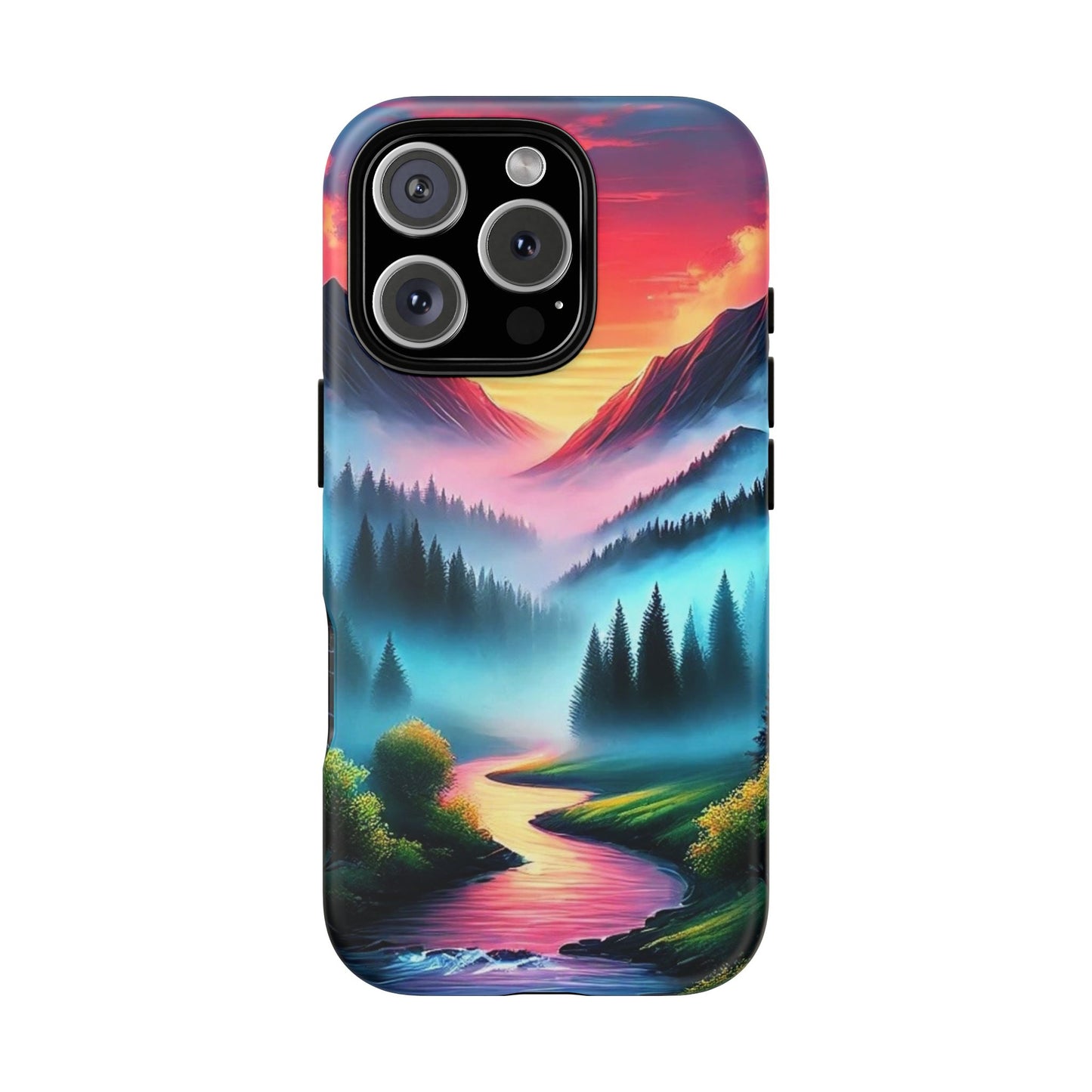 Misty Mountain River - Phone Case