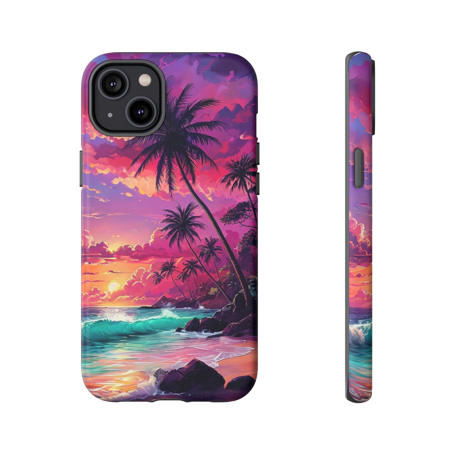 Sunset Paradise Beach - Phone Case