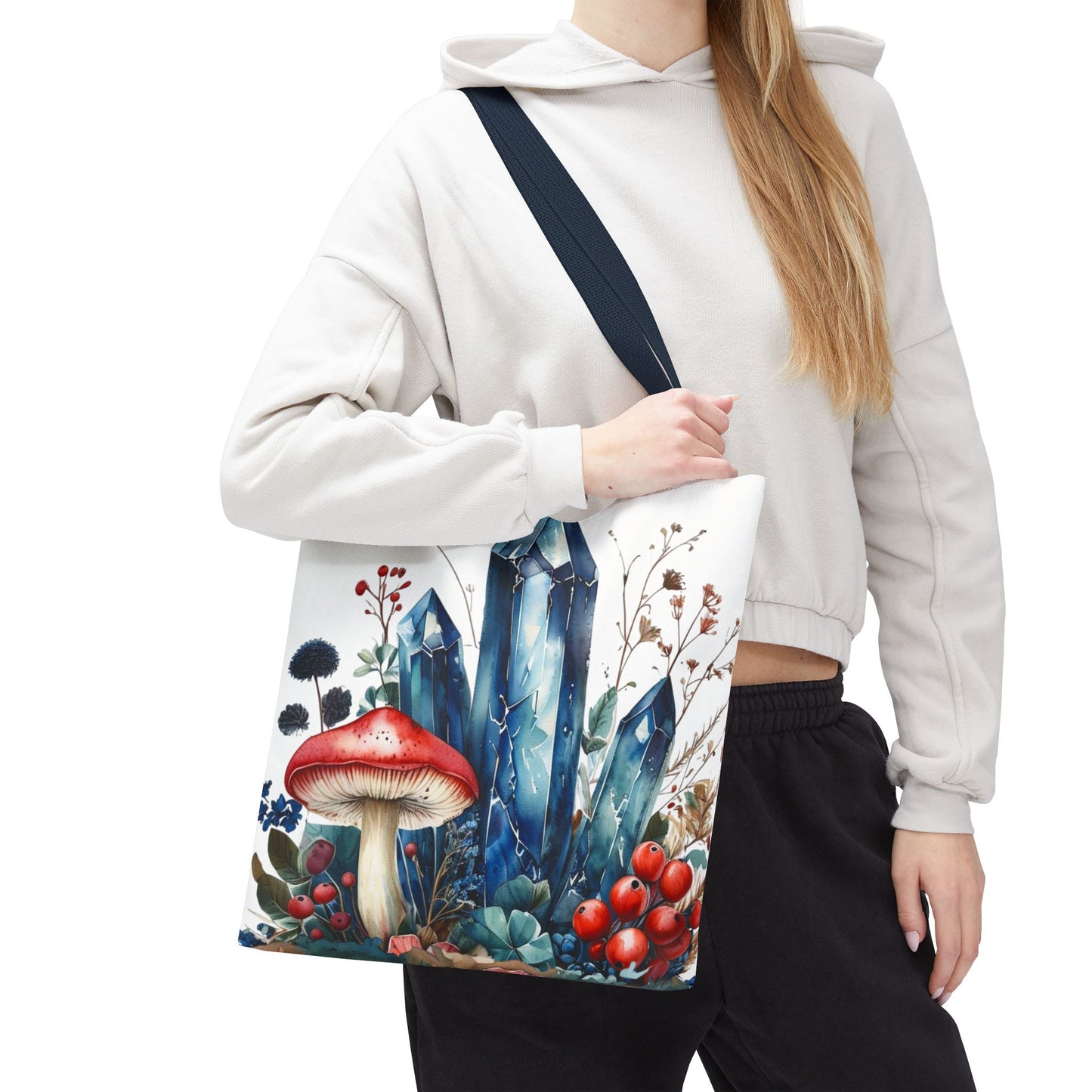 Whimsical Blue Crystals - Tote Bag