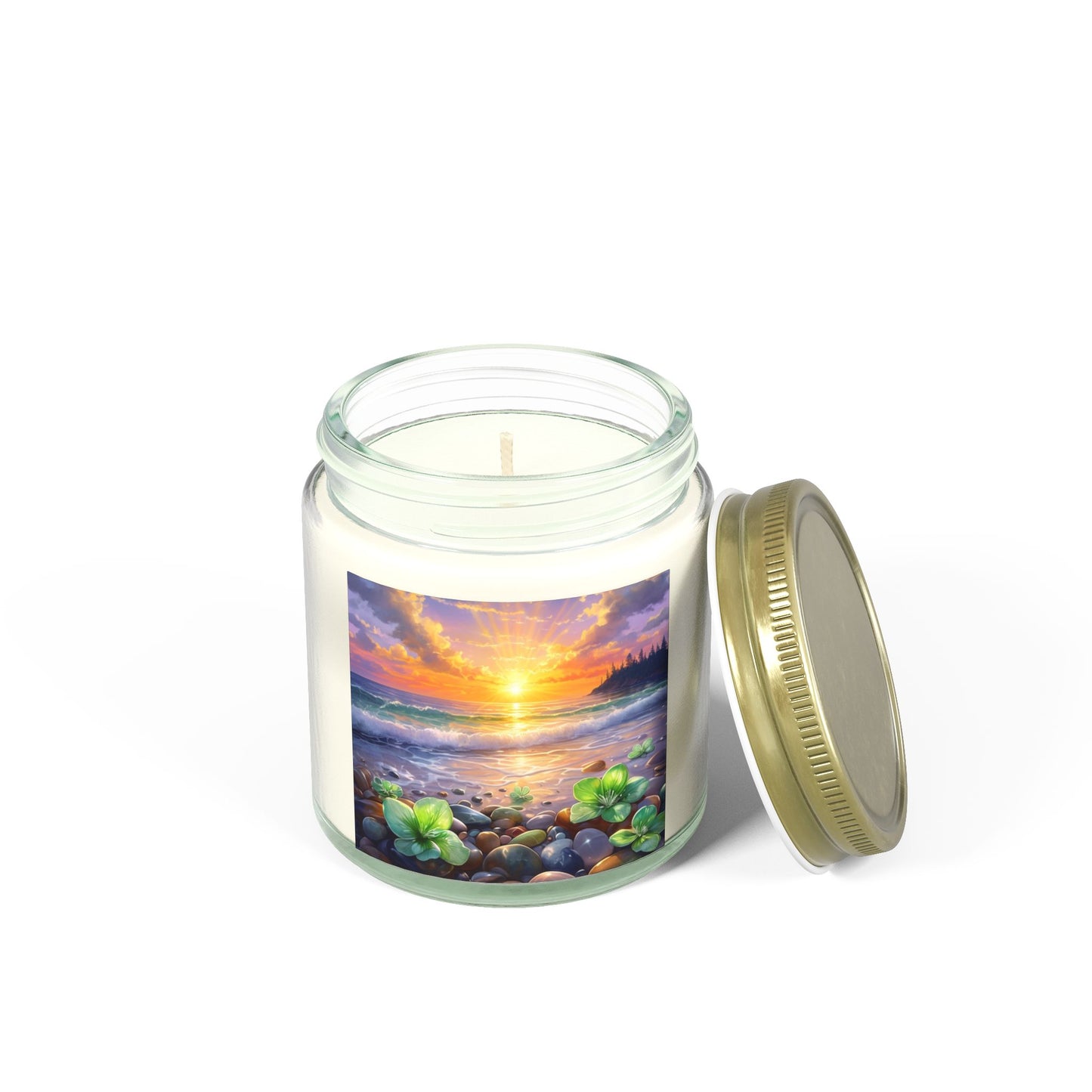 Tropical Floral Sunset - Candle