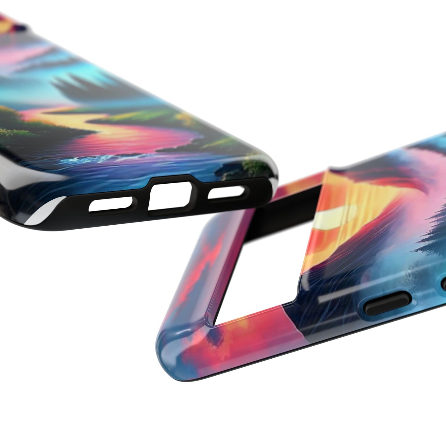 Misty Mountain River - Phone Case