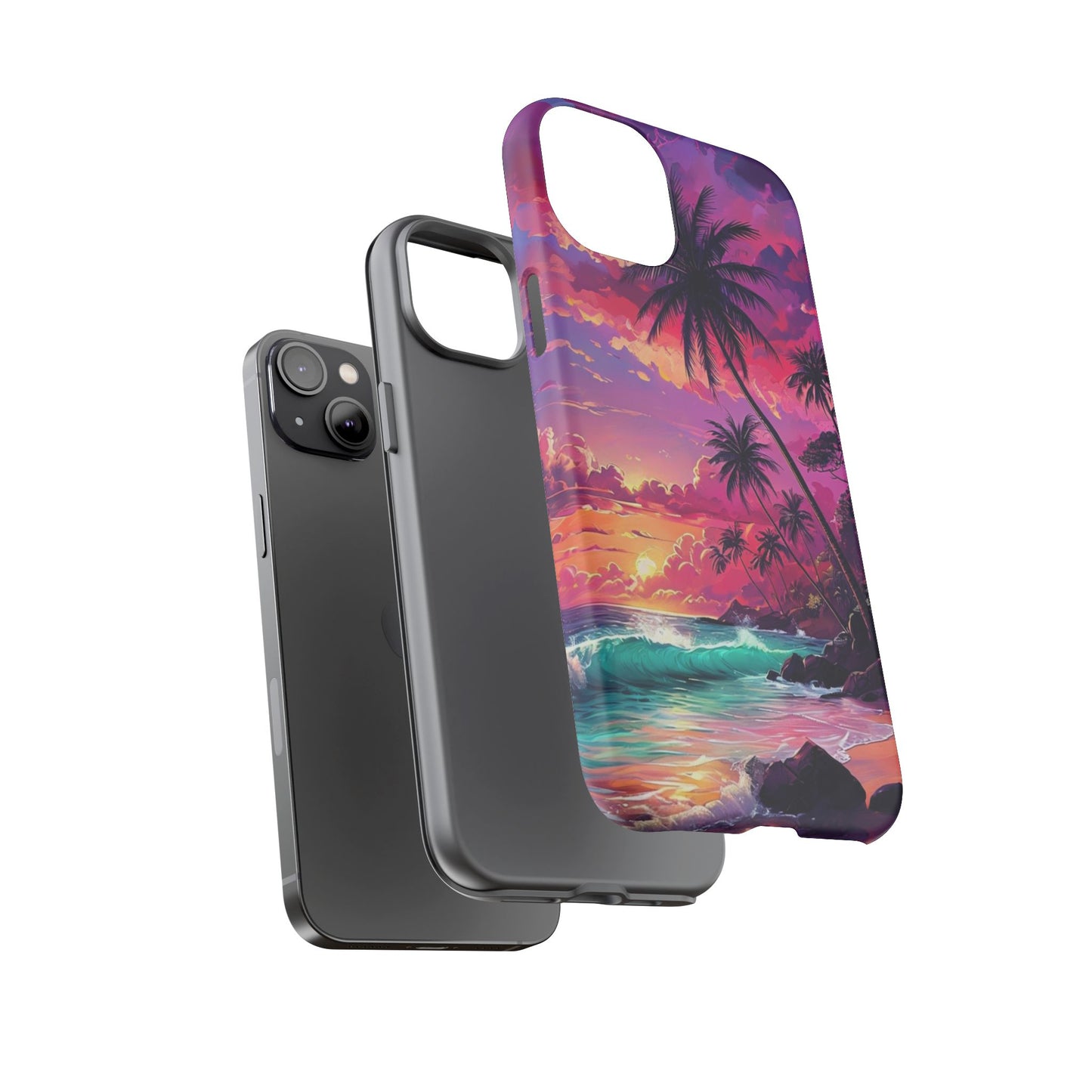 Sunset Paradise Beach - Phone Case