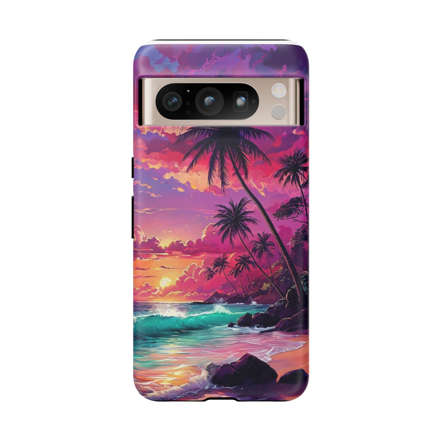 Sunset Paradise Beach - Phone Case