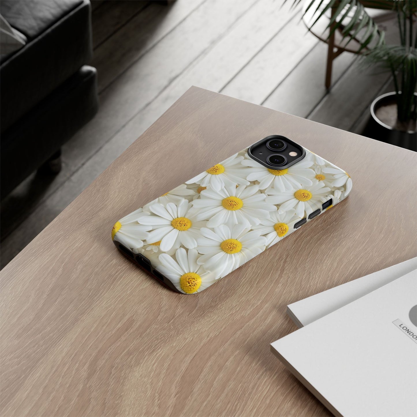 Blooming White Daisy - Phone Case
