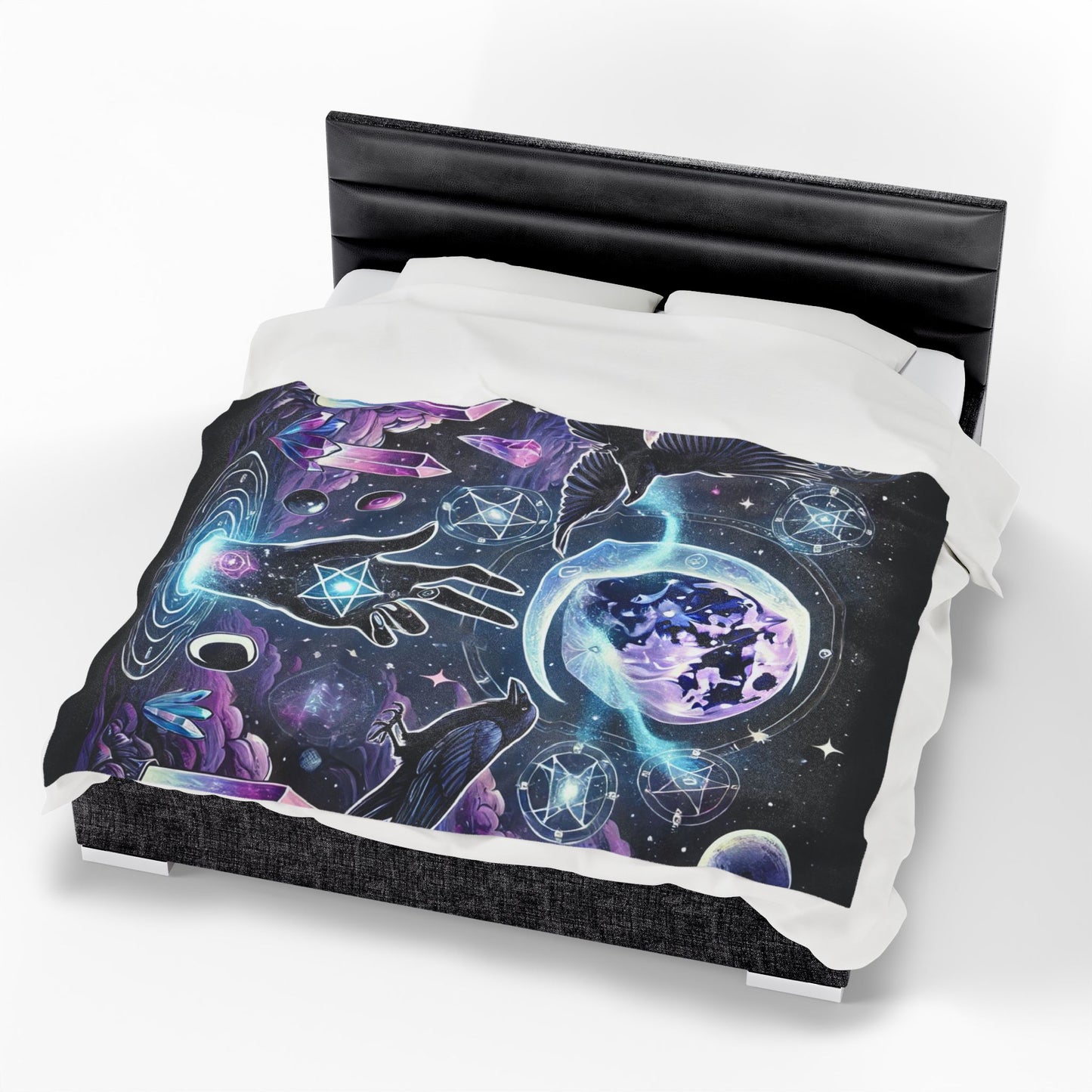 Cosmic Divination - Velveteen Plush Blanket