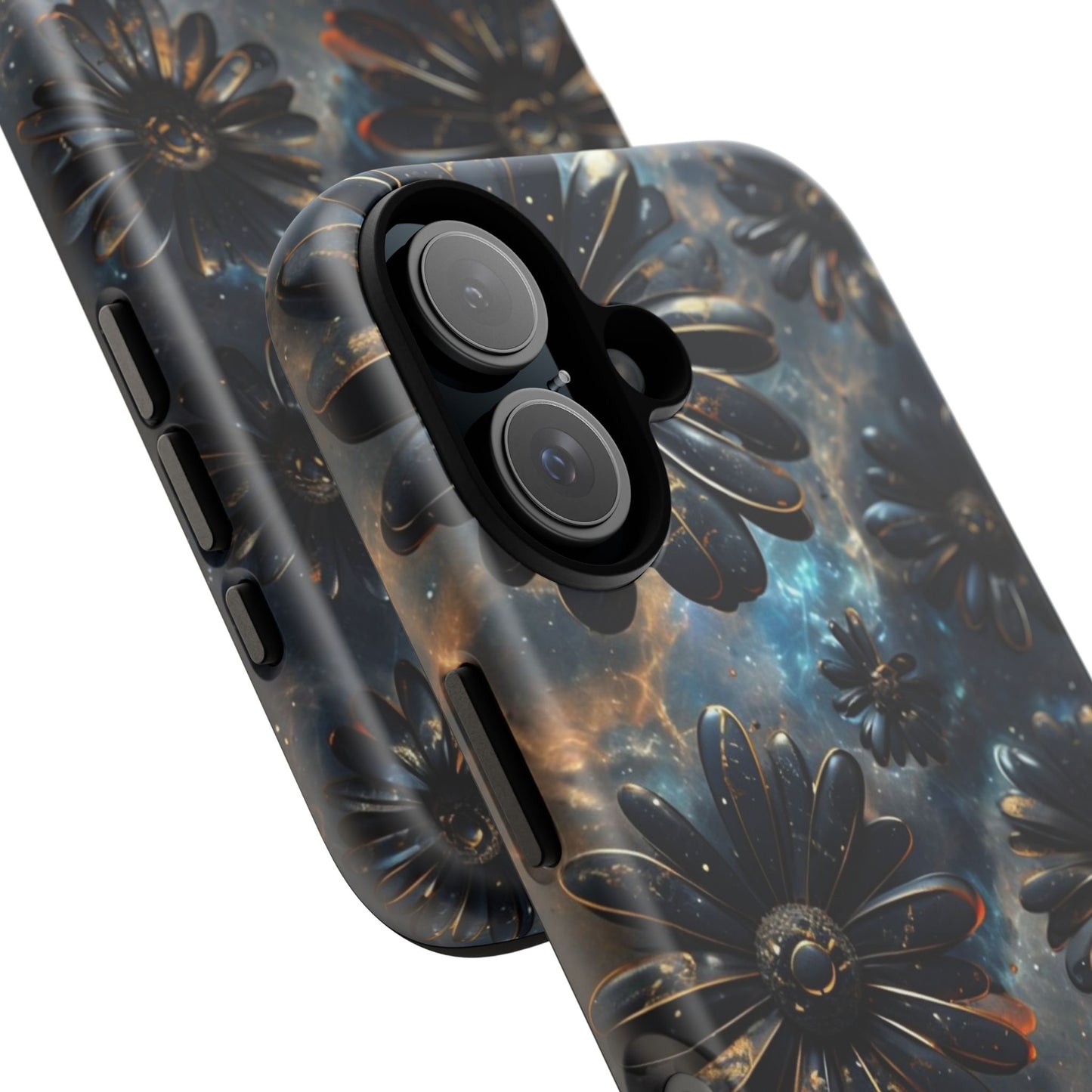 Galactic Black Daisy - Phone Case