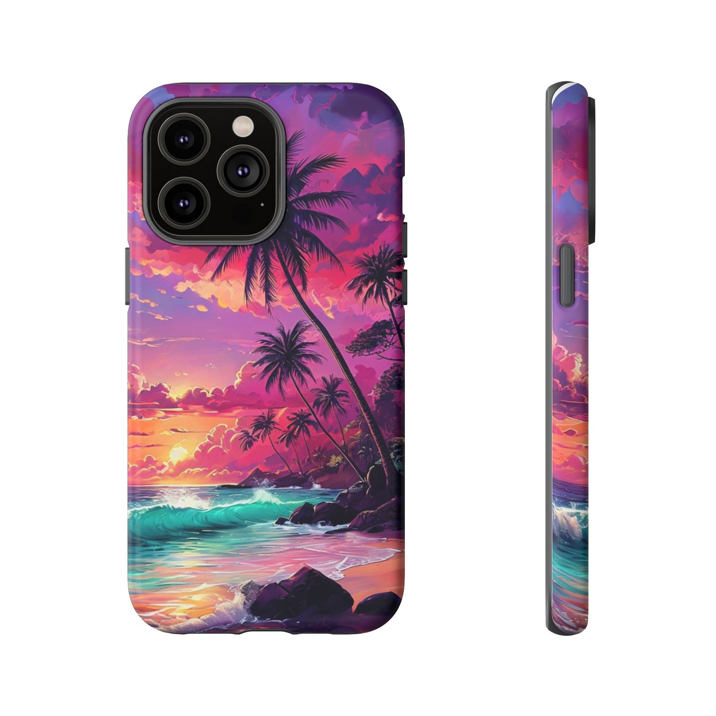 Sunset Paradise Beach - Phone Case