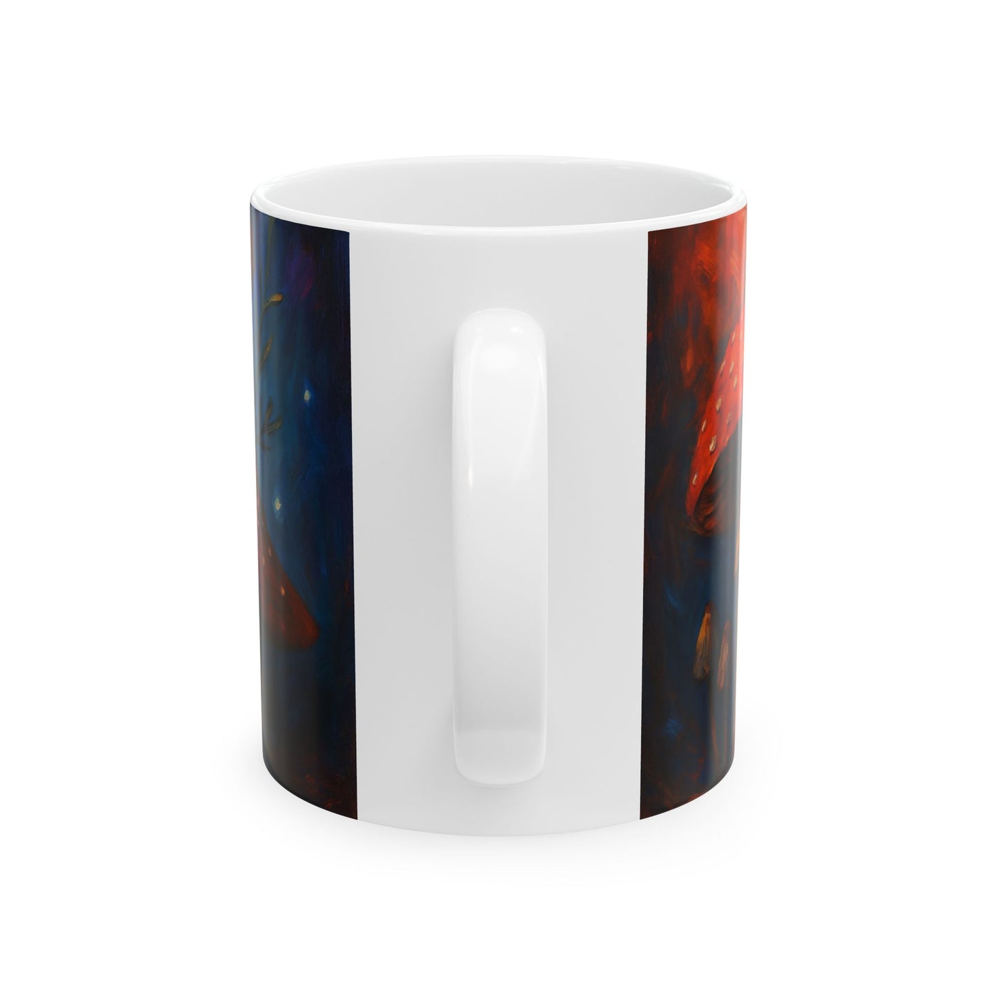 Red Mushrooms - Ceramic Mug