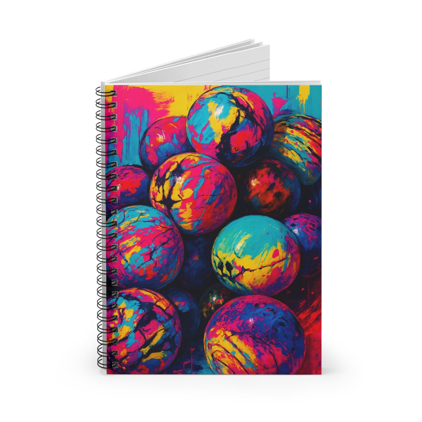 Chromatic Spheres -Spiral Notebook