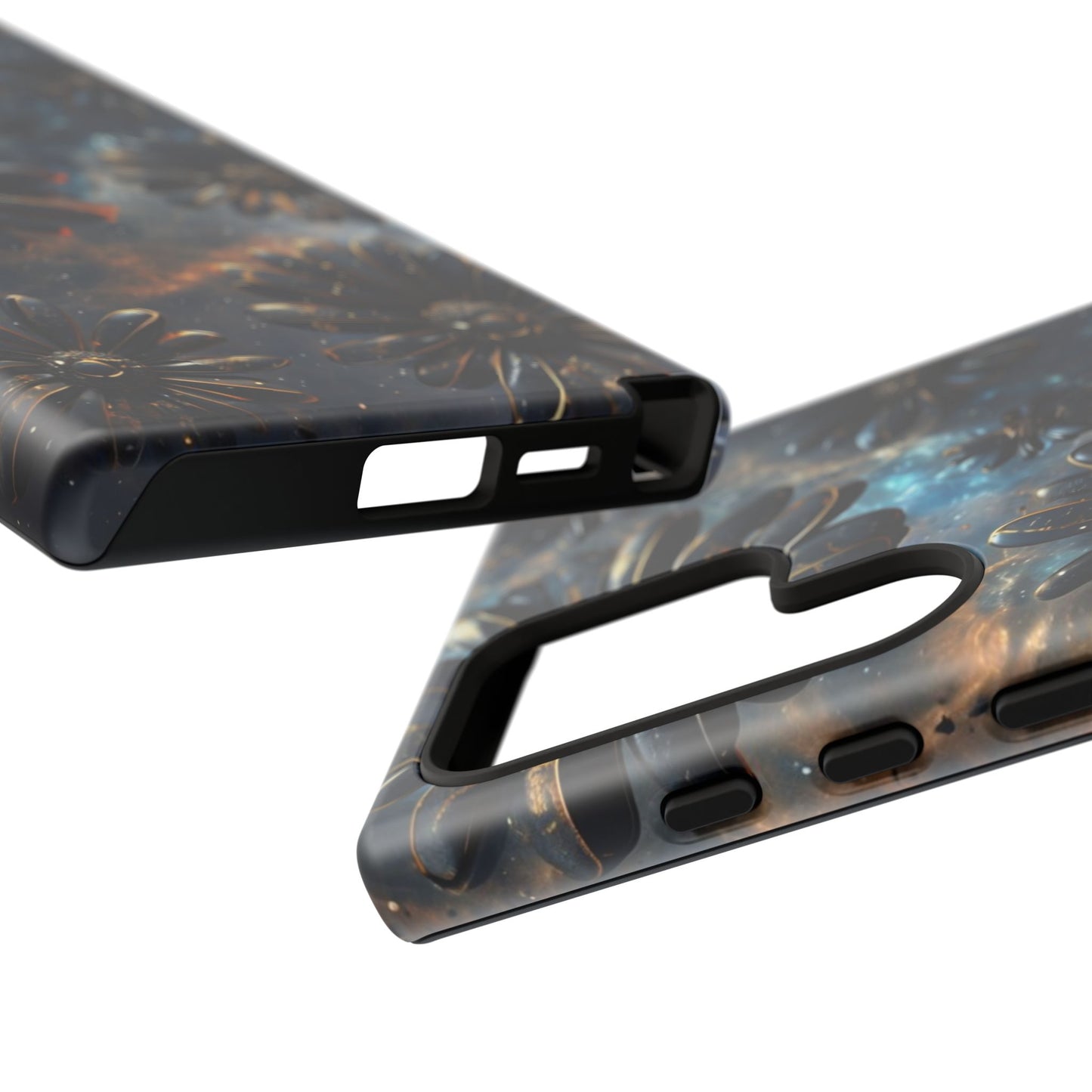 Galactic Black Daisy - Phone Case