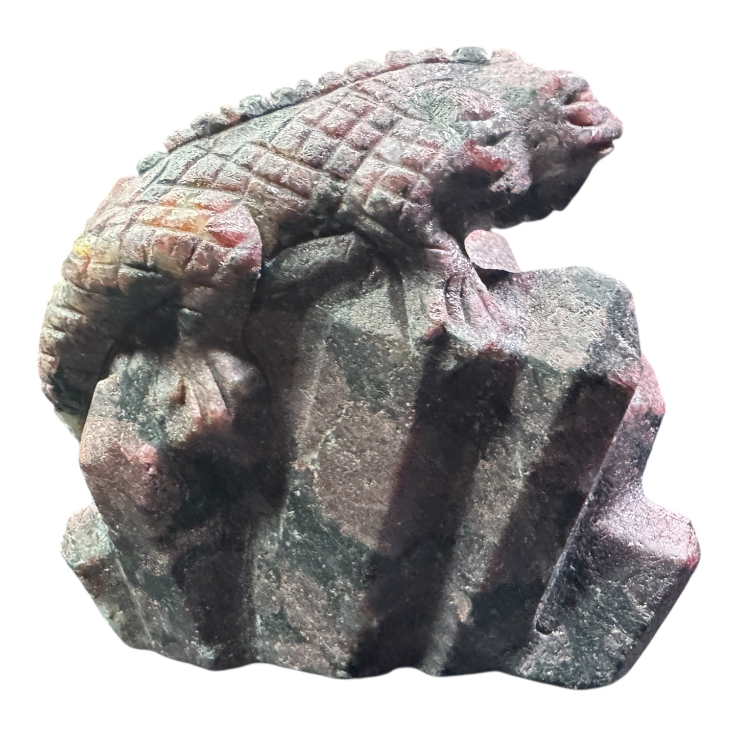 Garnet Lizard on Garnet Cluster Point