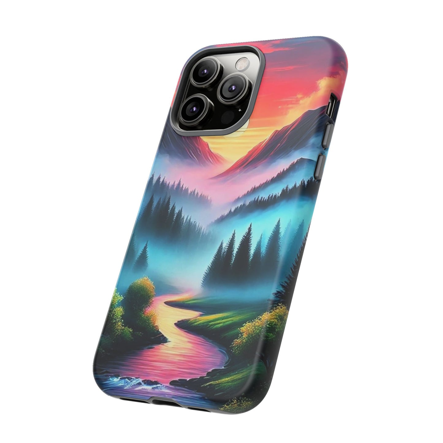 Misty Mountain River - Phone Case