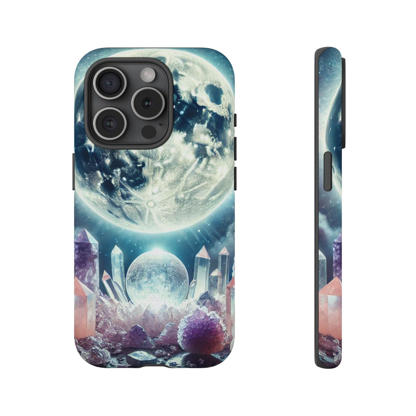 Full Moon & Crystals - Phone Case
