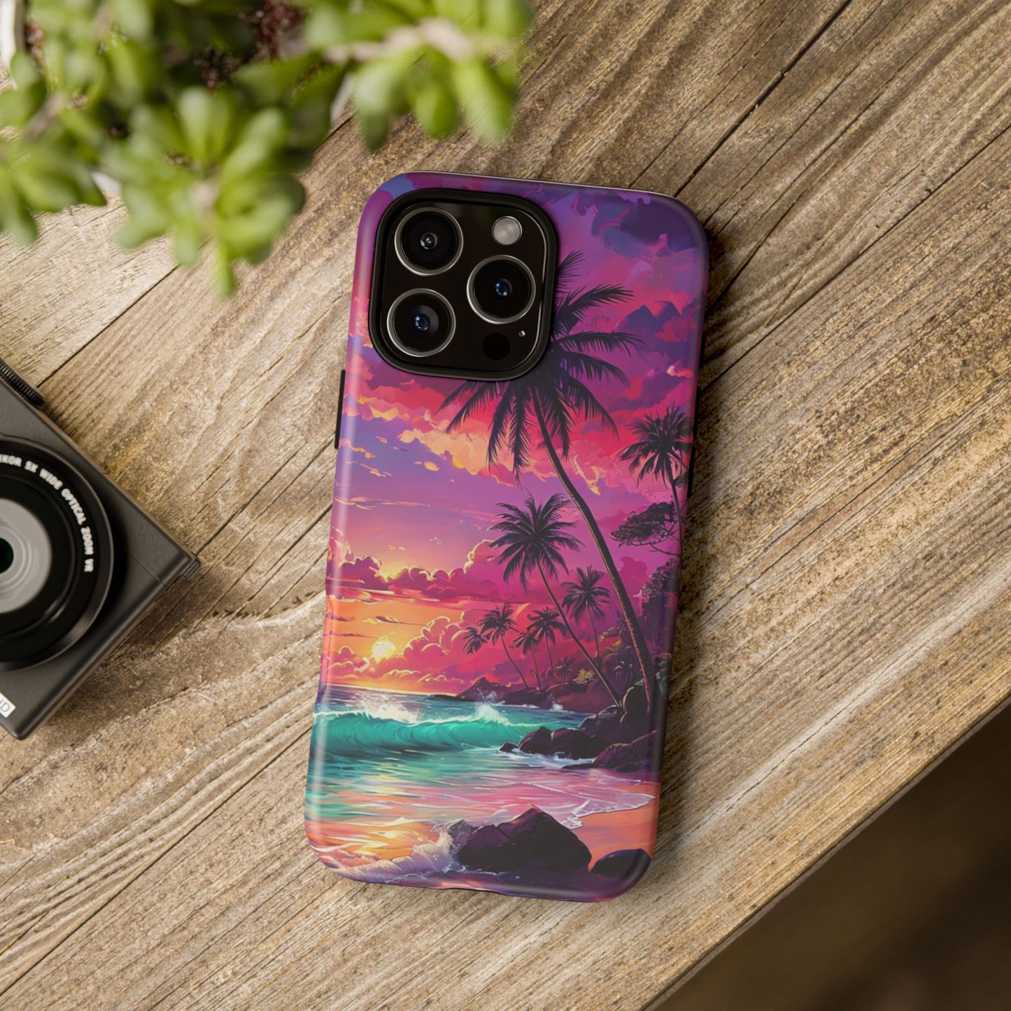 Sunset Paradise Beach - Phone Case