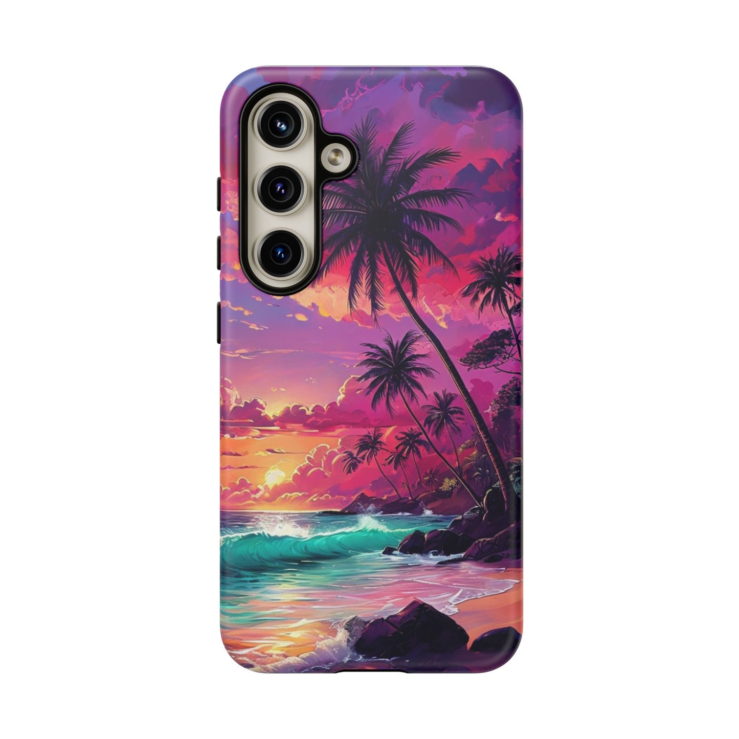 Sunset Paradise Beach - Phone Case