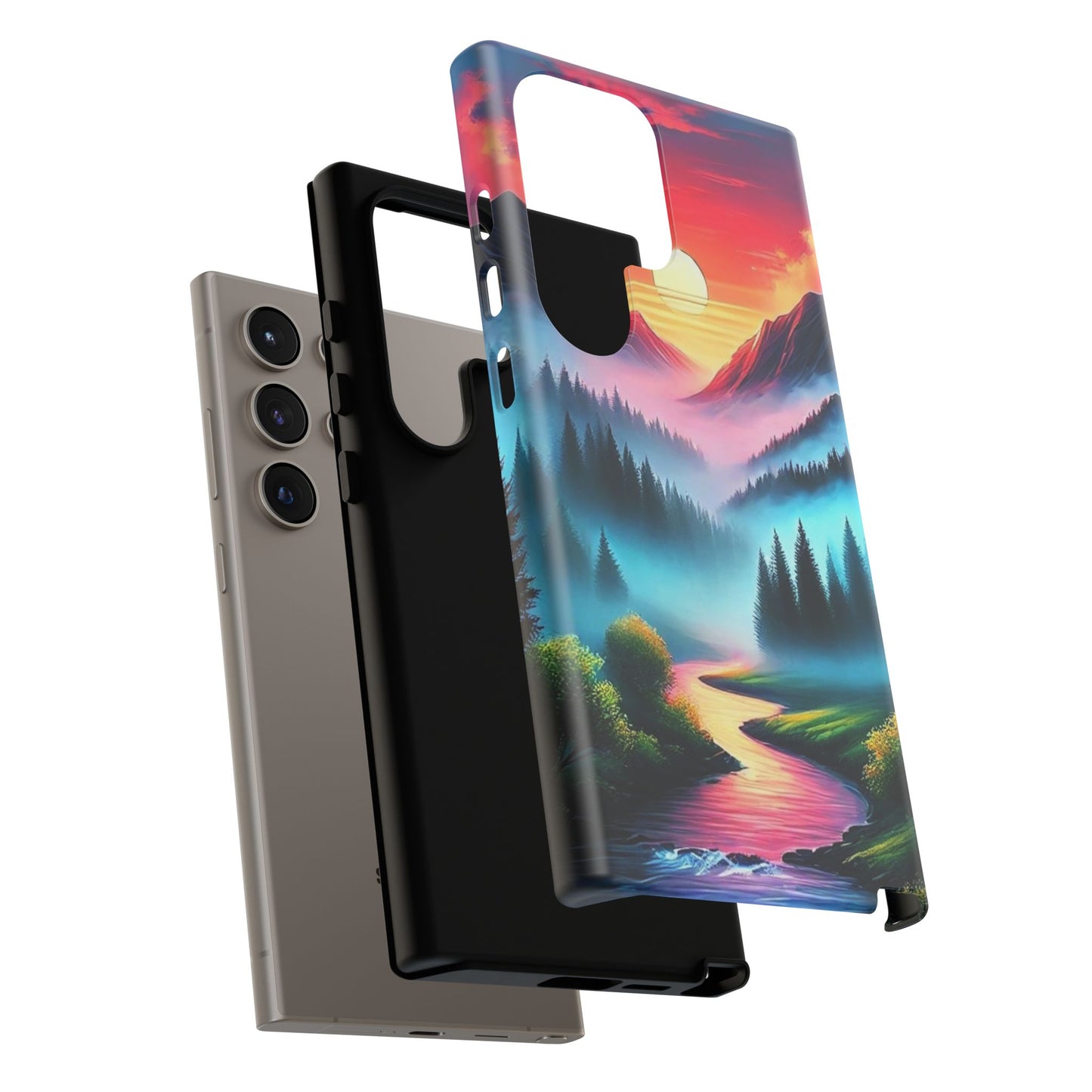 Misty Mountain River - Phone Case