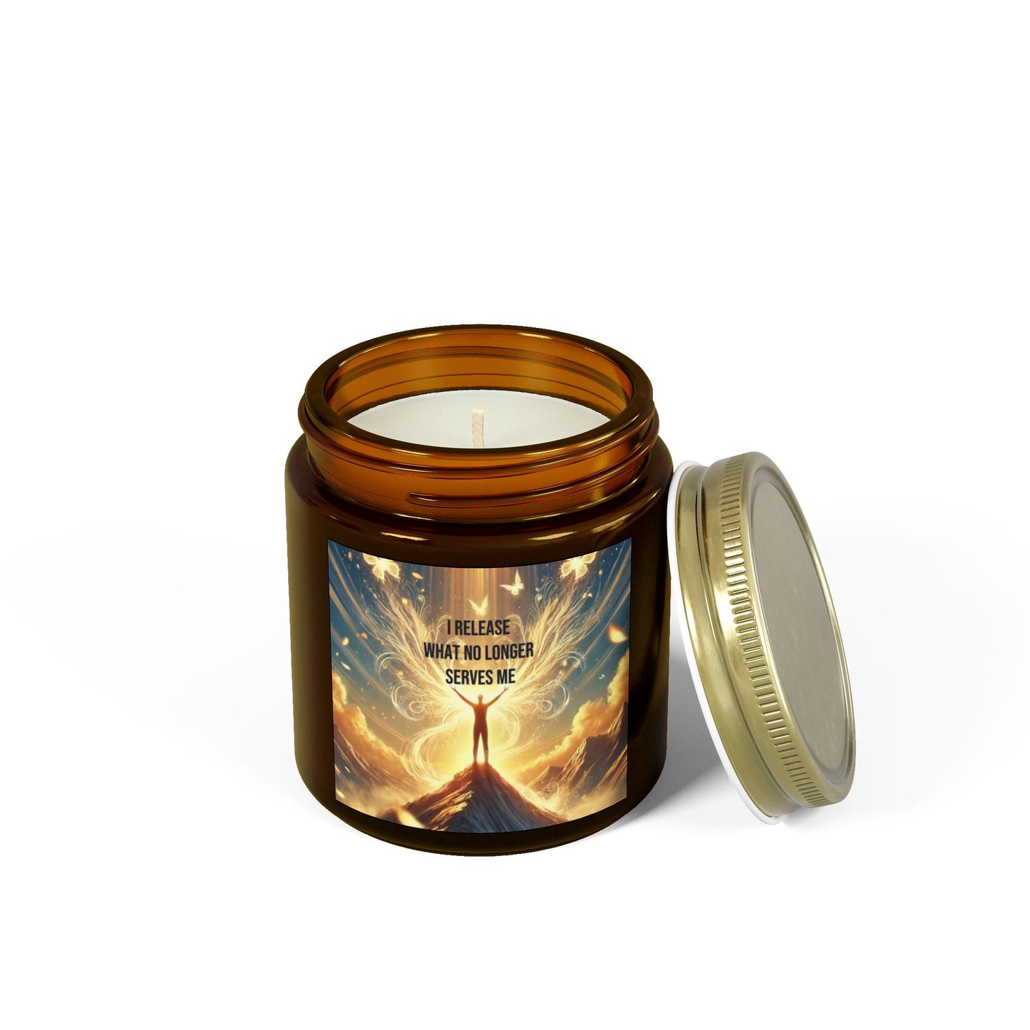 Letting Go Affirmation - Candle