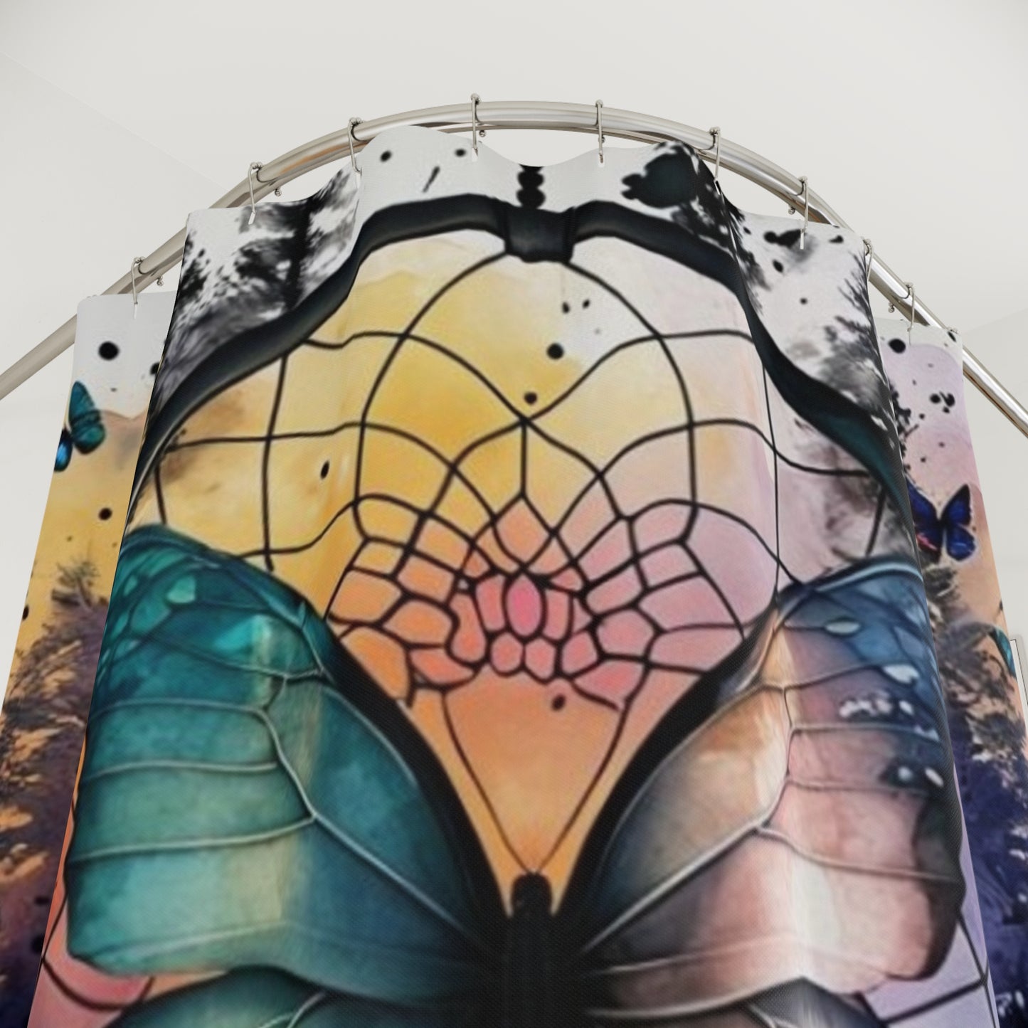 Bohemian Butterfly Dreamcatcher - Shower Curtain