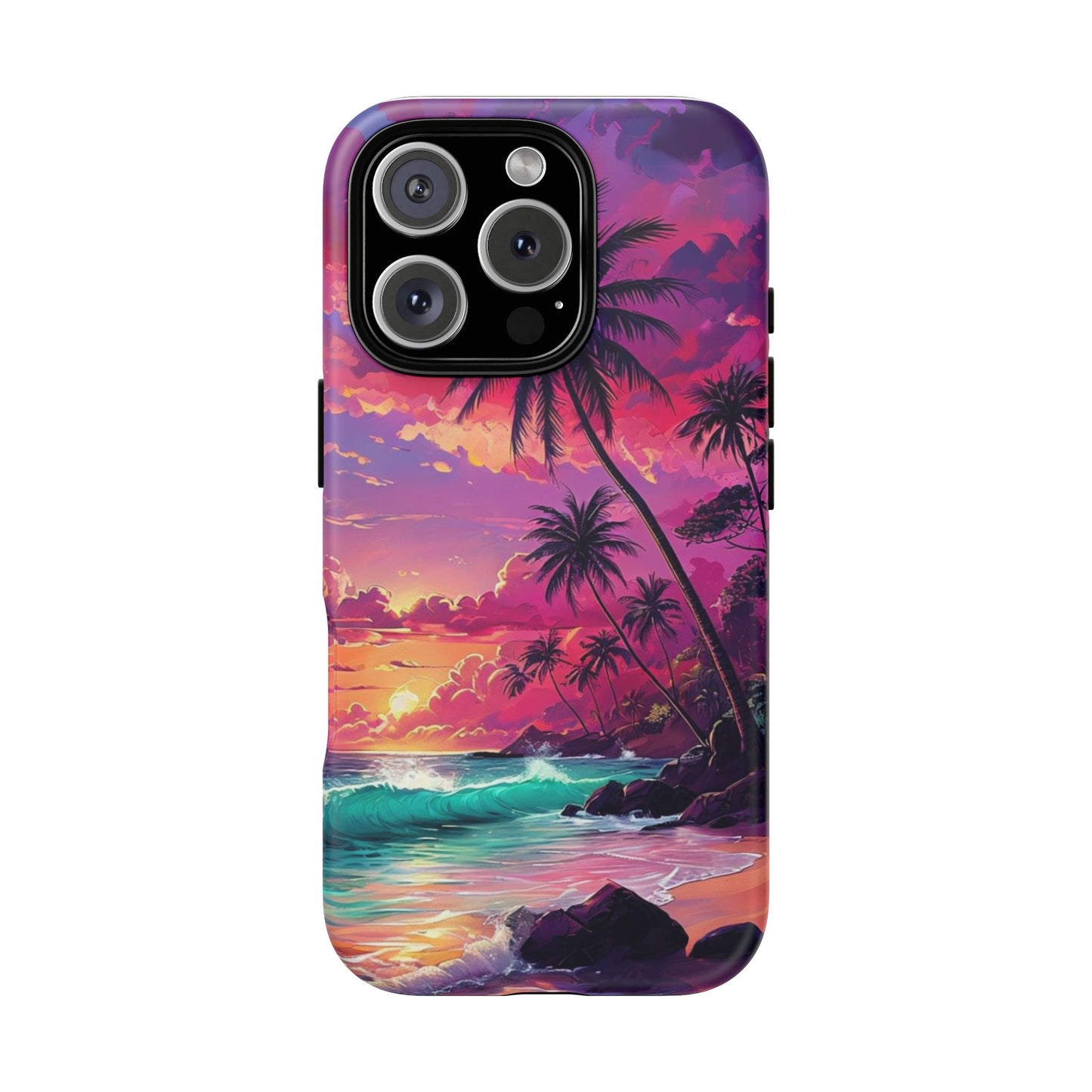 Sunset Paradise Beach - Phone Case