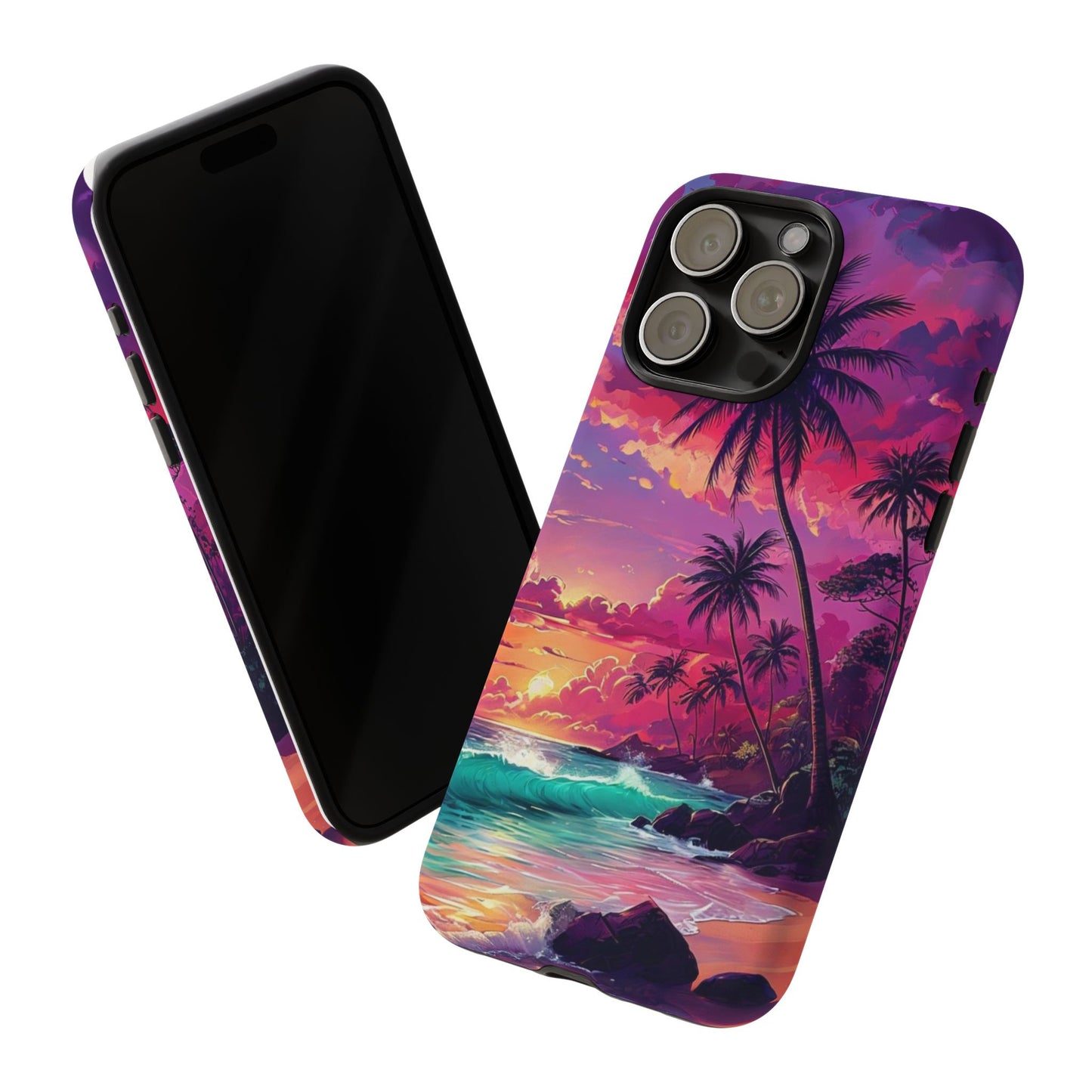 Sunset Paradise Beach - Phone Case