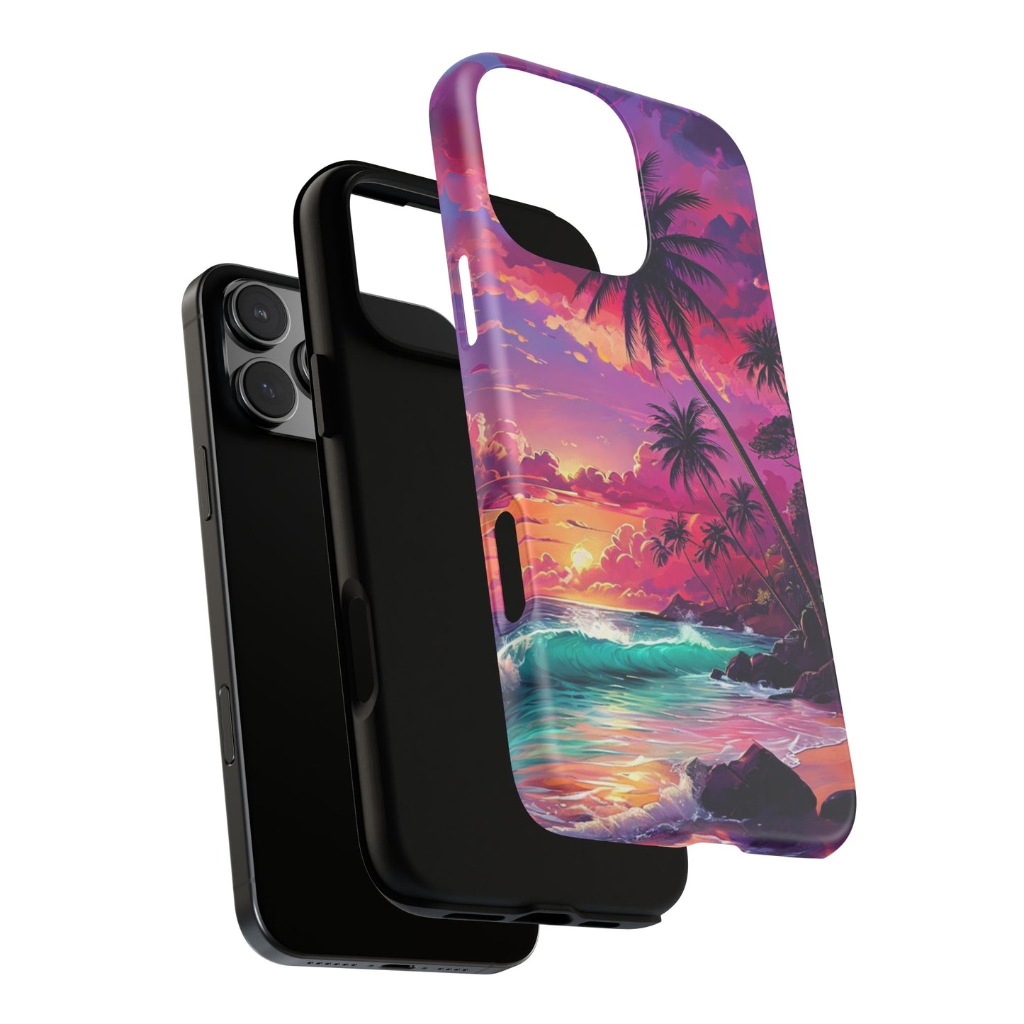 Sunset Paradise Beach - Phone Case