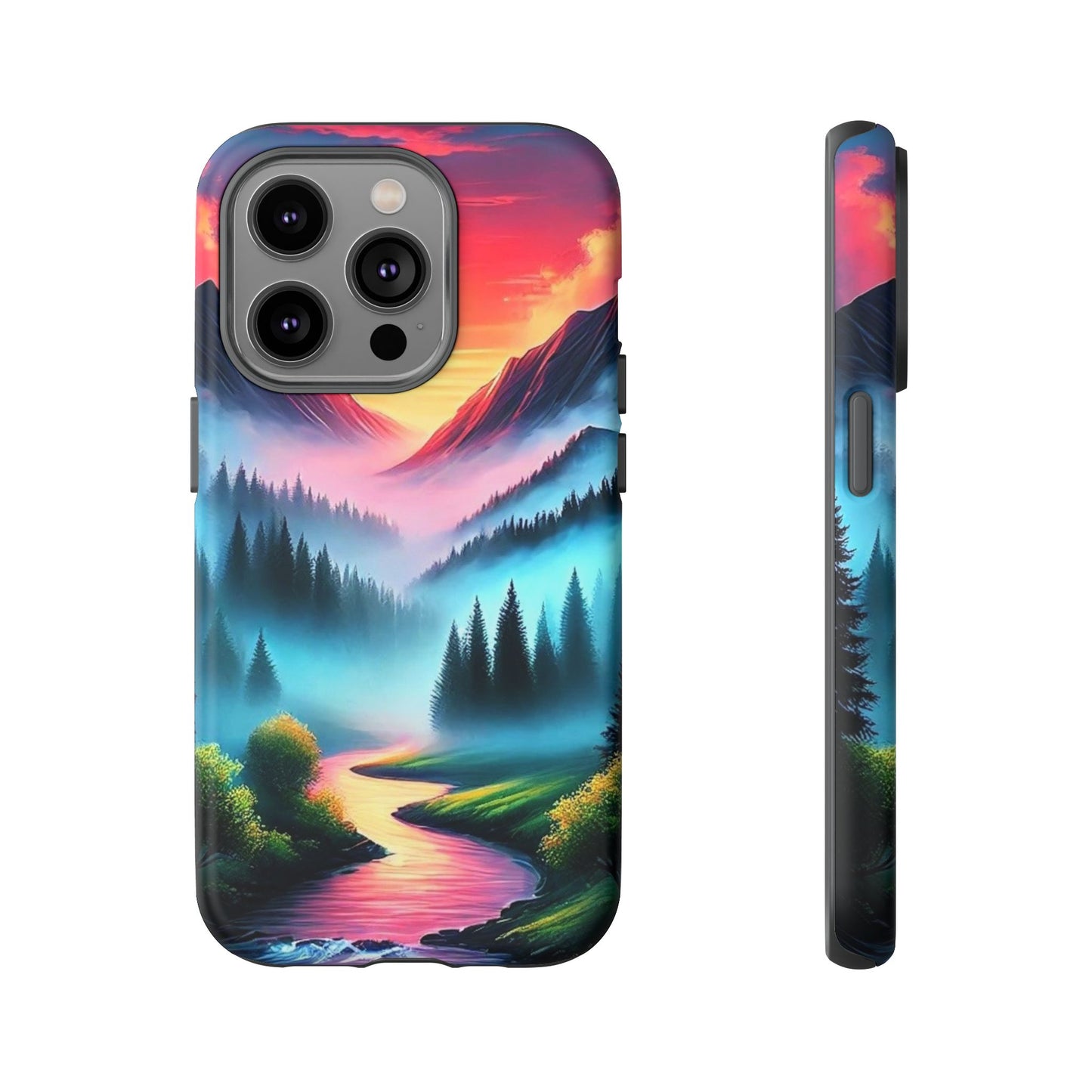 Misty Mountain River - Phone Case