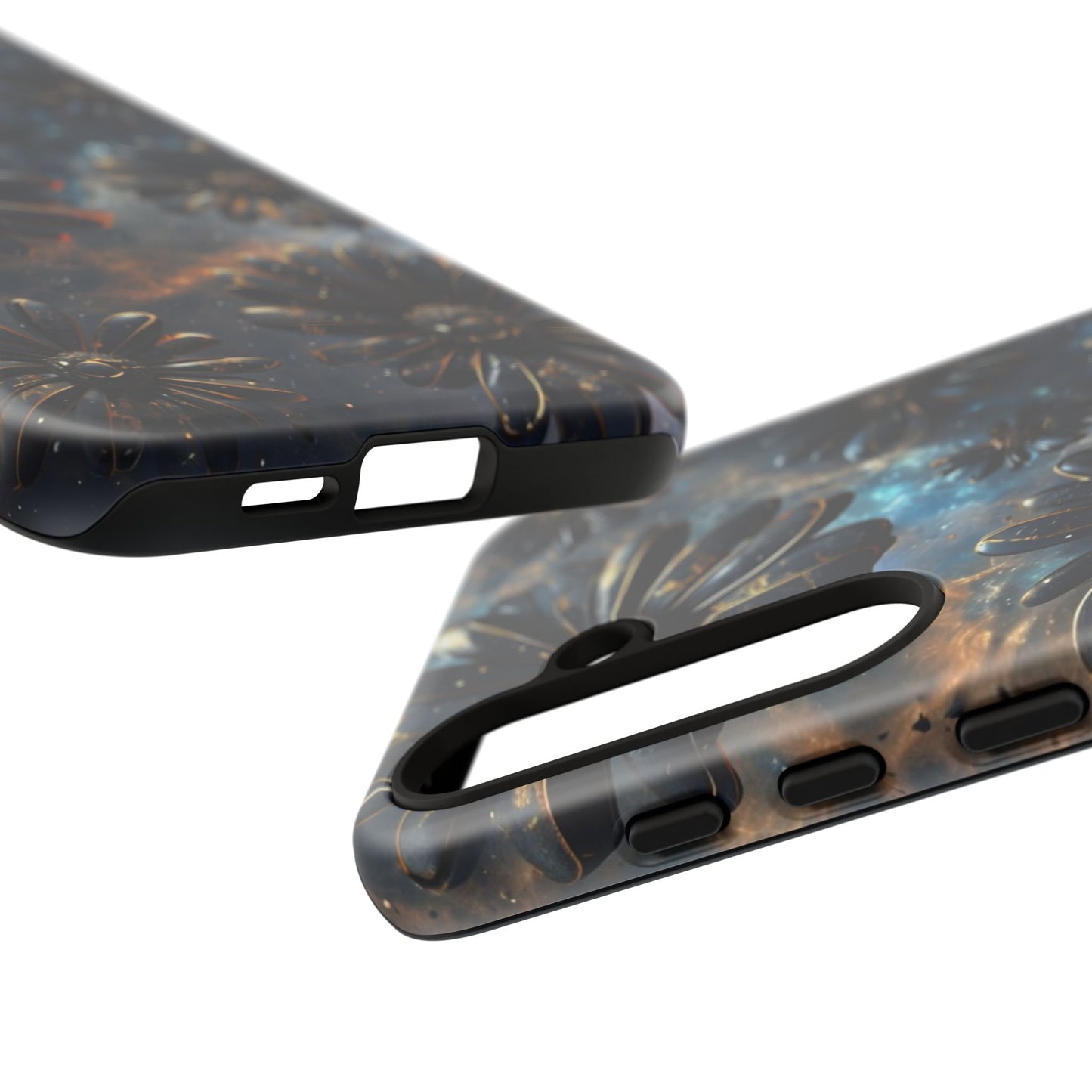 Galactic Black Daisy - Phone Case