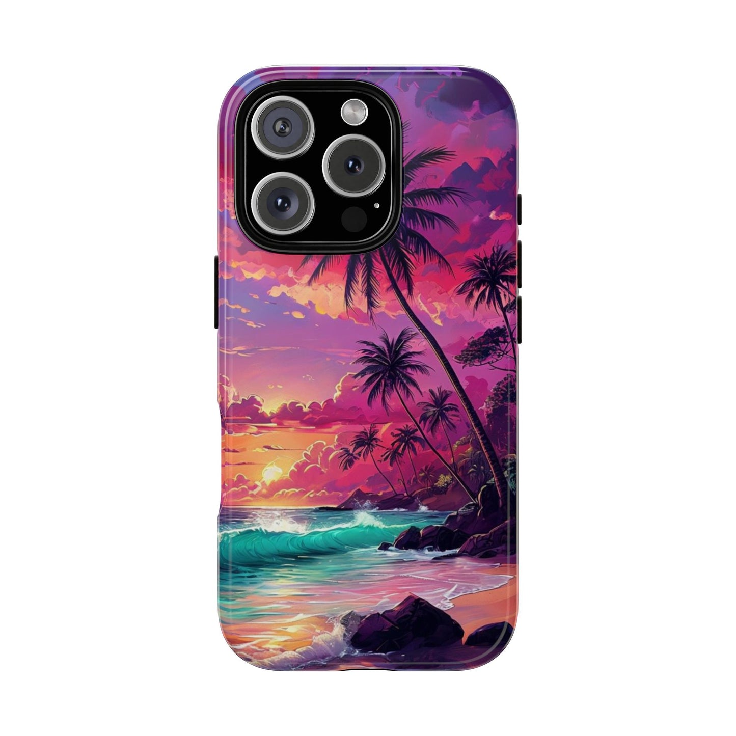 Sunset Paradise Beach - Phone Case