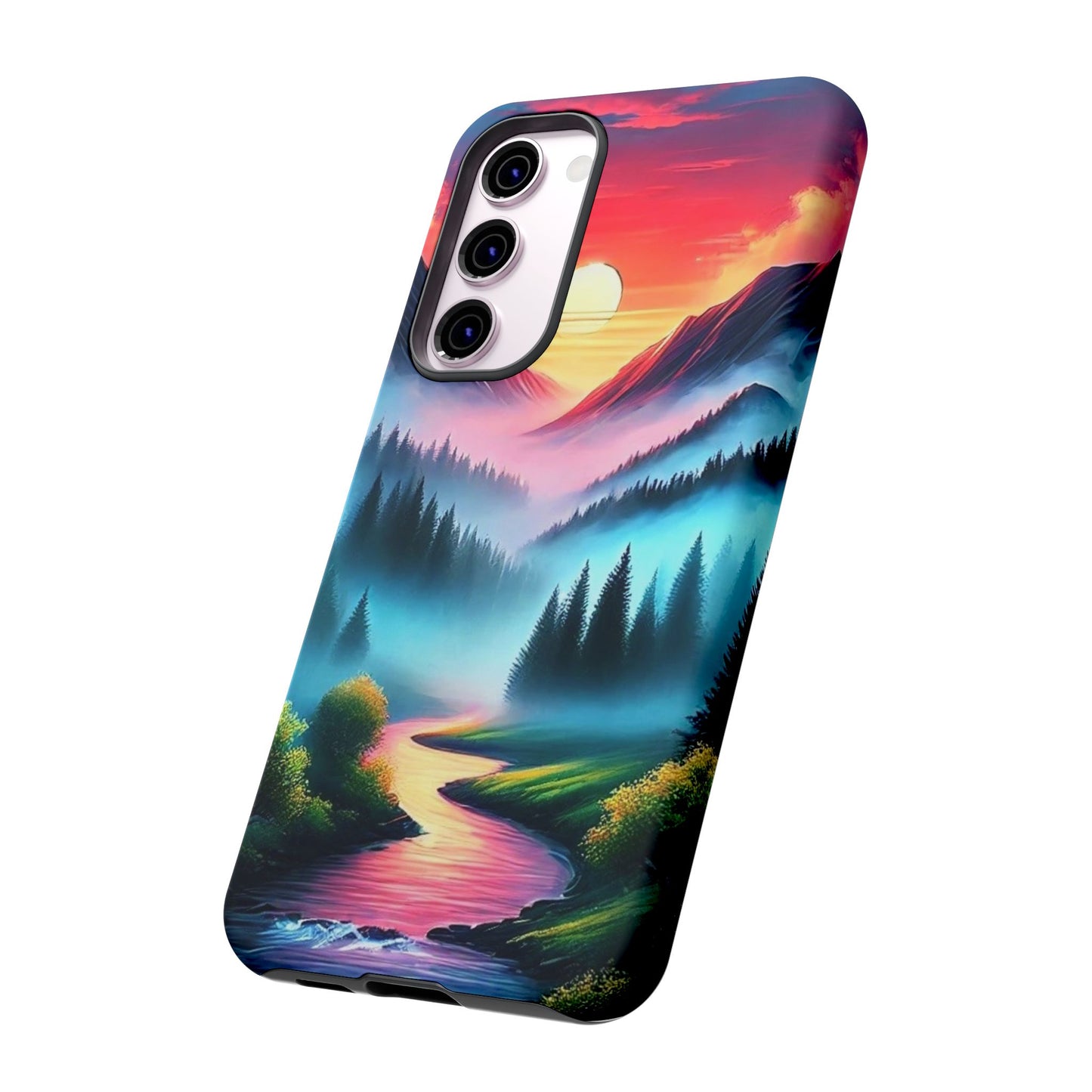 Misty Mountain River - Phone Case