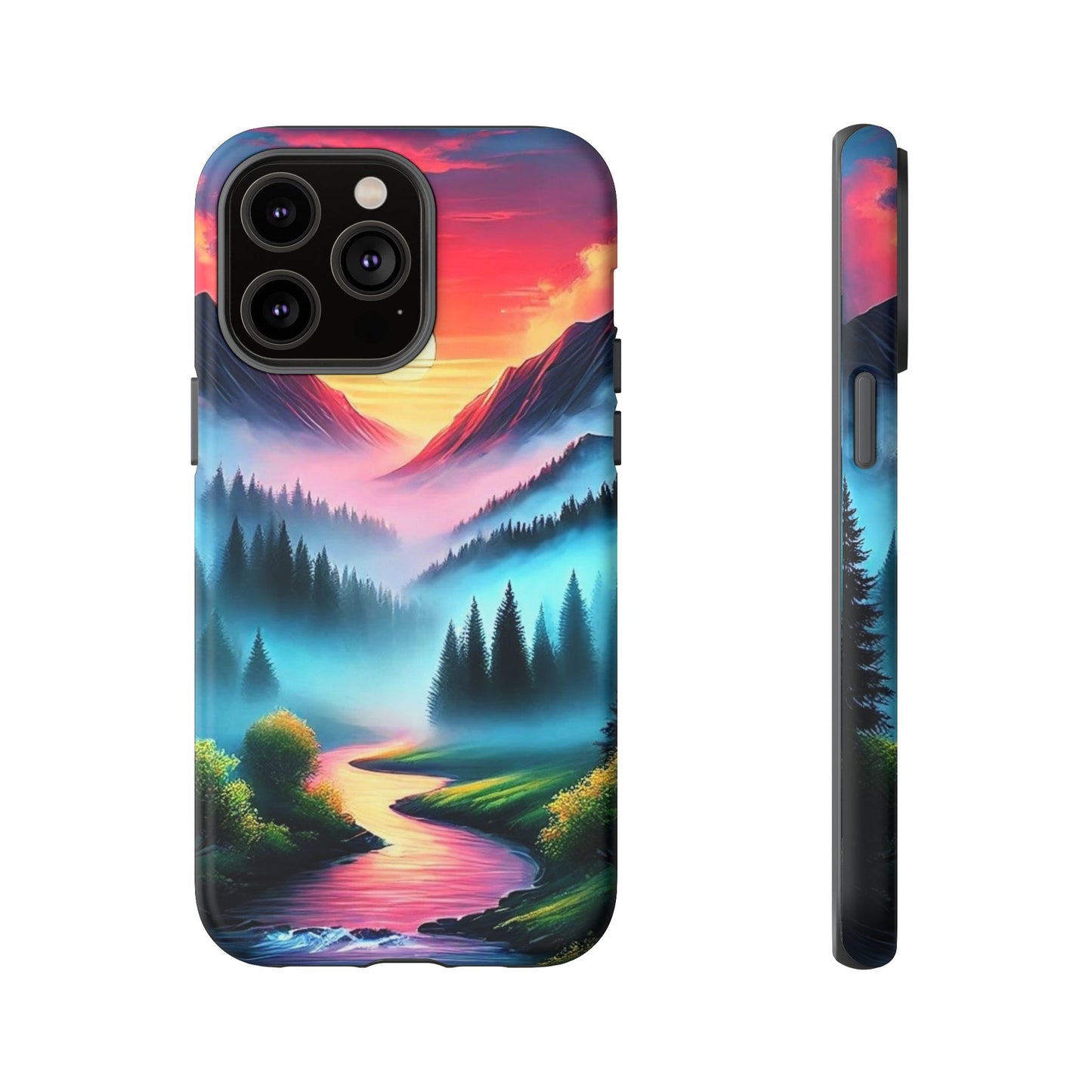 Misty Mountain River - Phone Case