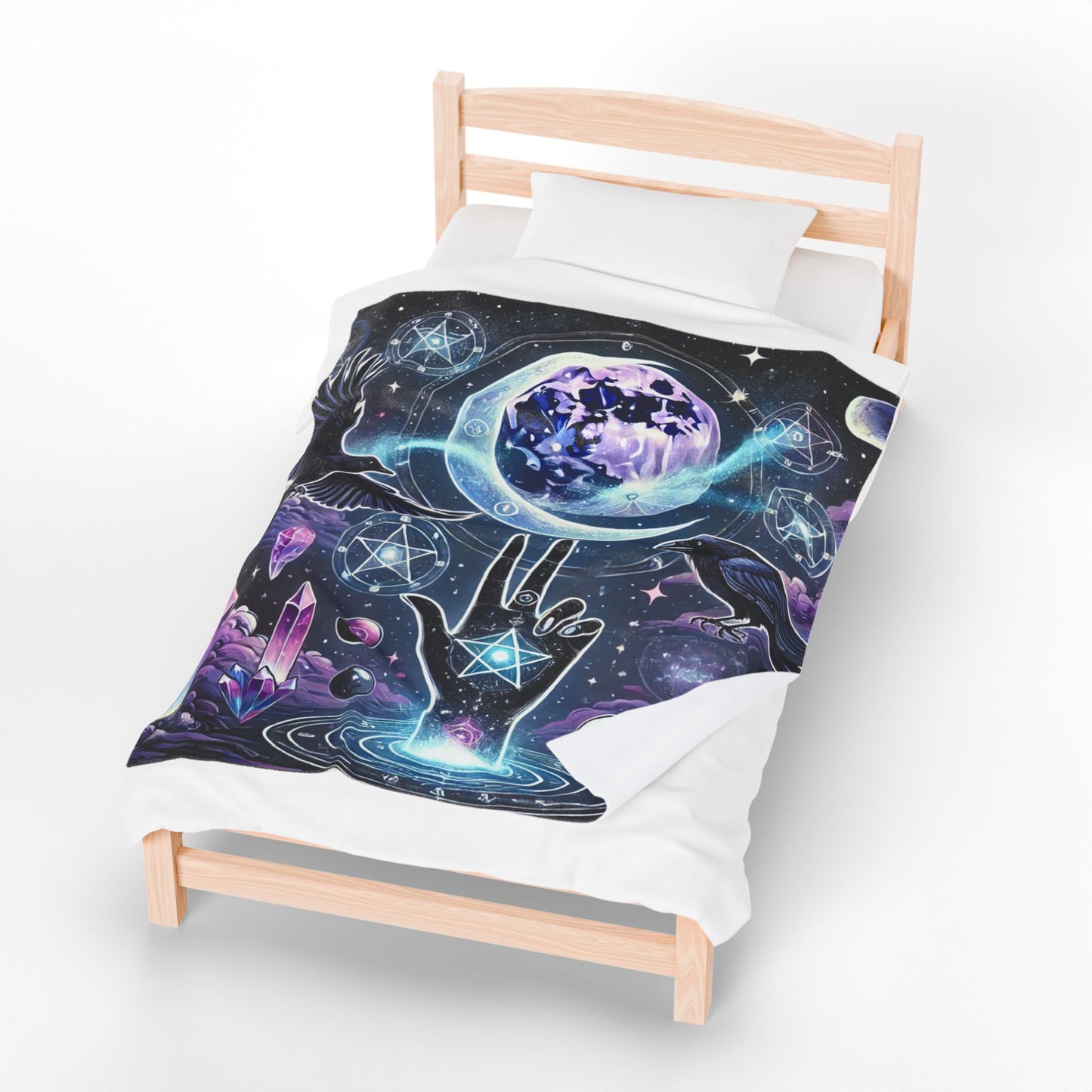 Cosmic Divination - Velveteen Plush Blanket