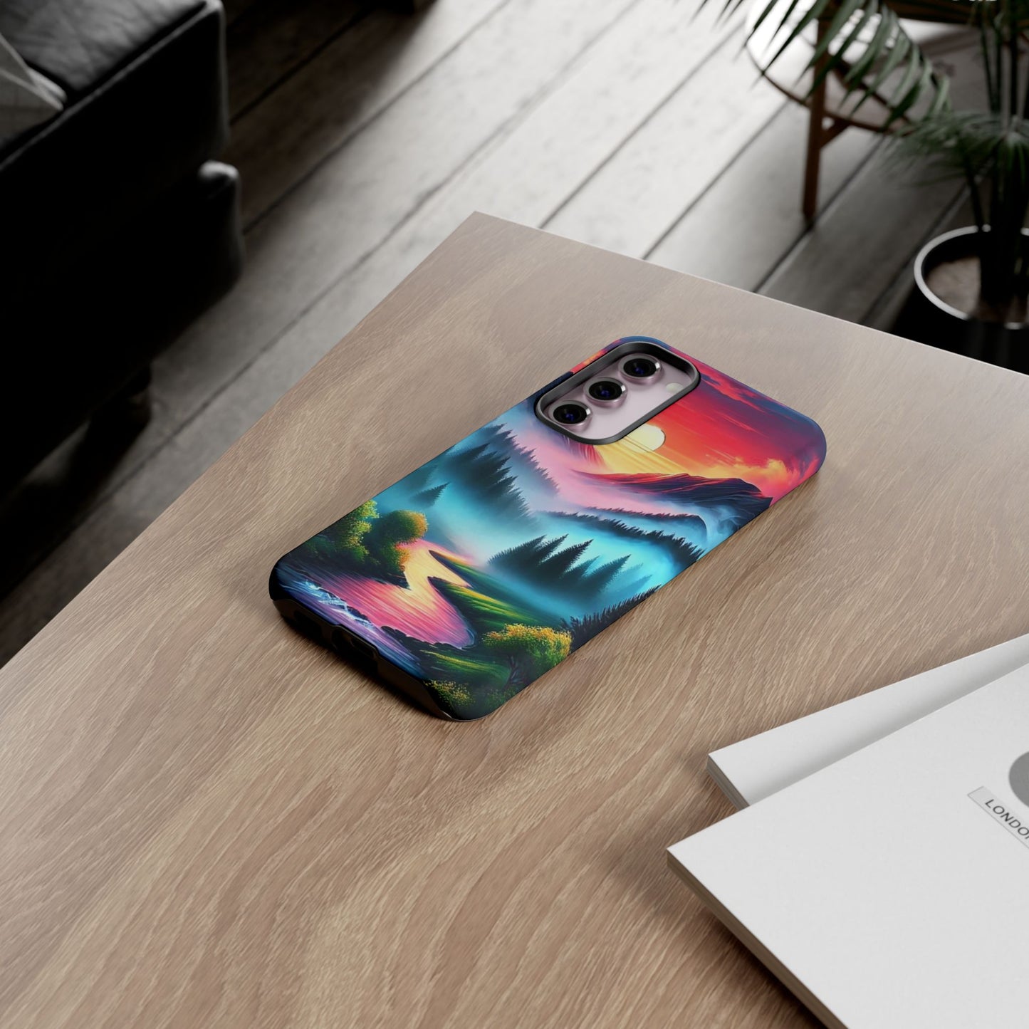 Misty Mountain River - Phone Case