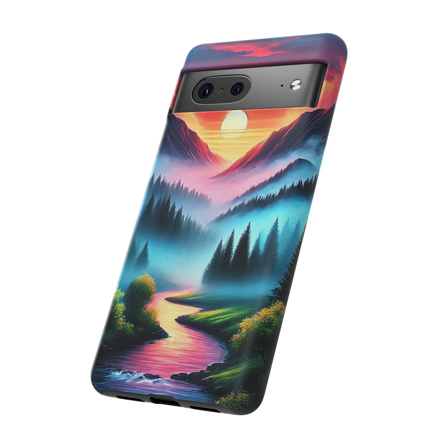 Misty Mountain River - Phone Case