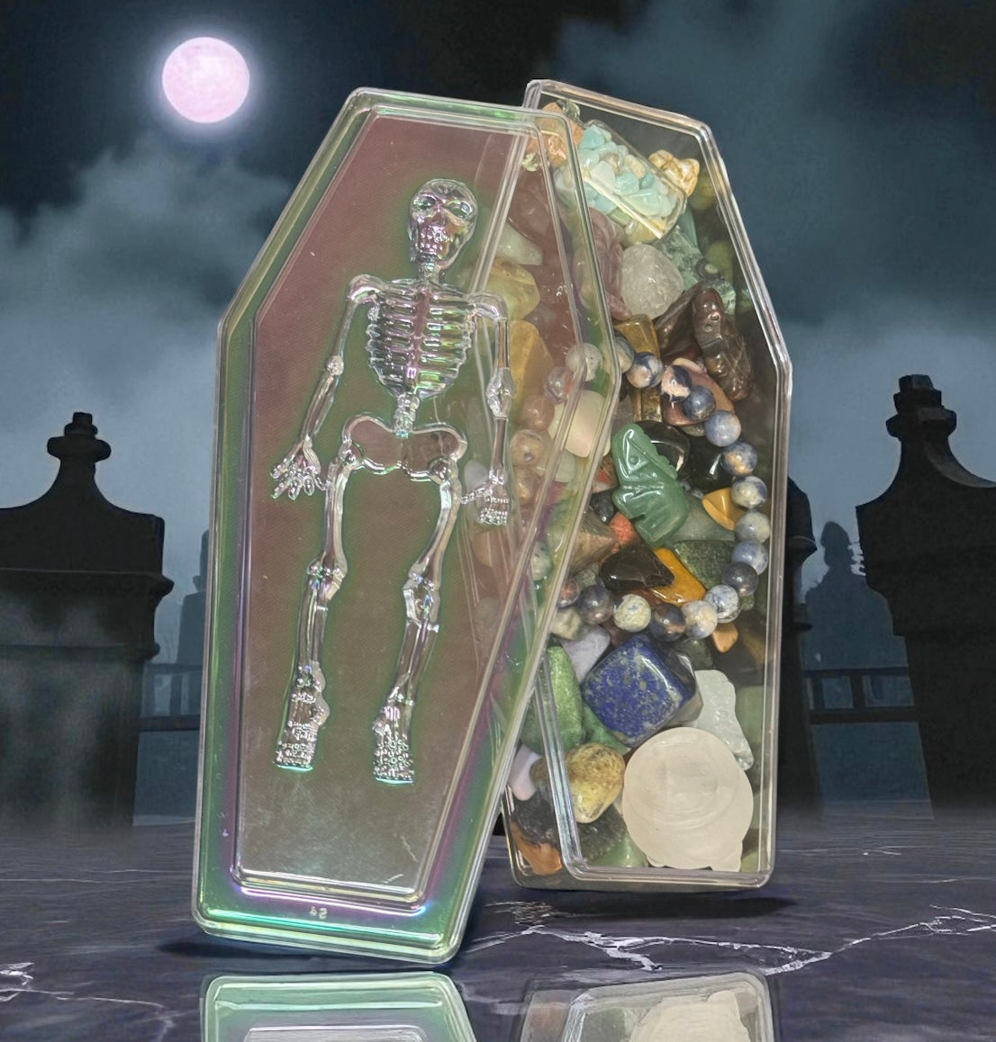 Crystal Coffin Mystery Mix – Tumbles, Carvings & More