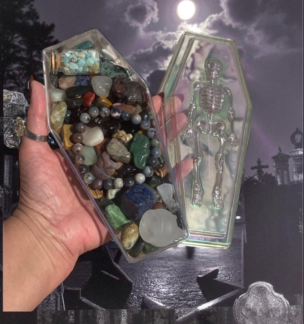 Crystal Coffin Mystery Mix – Tumbles, Carvings & More