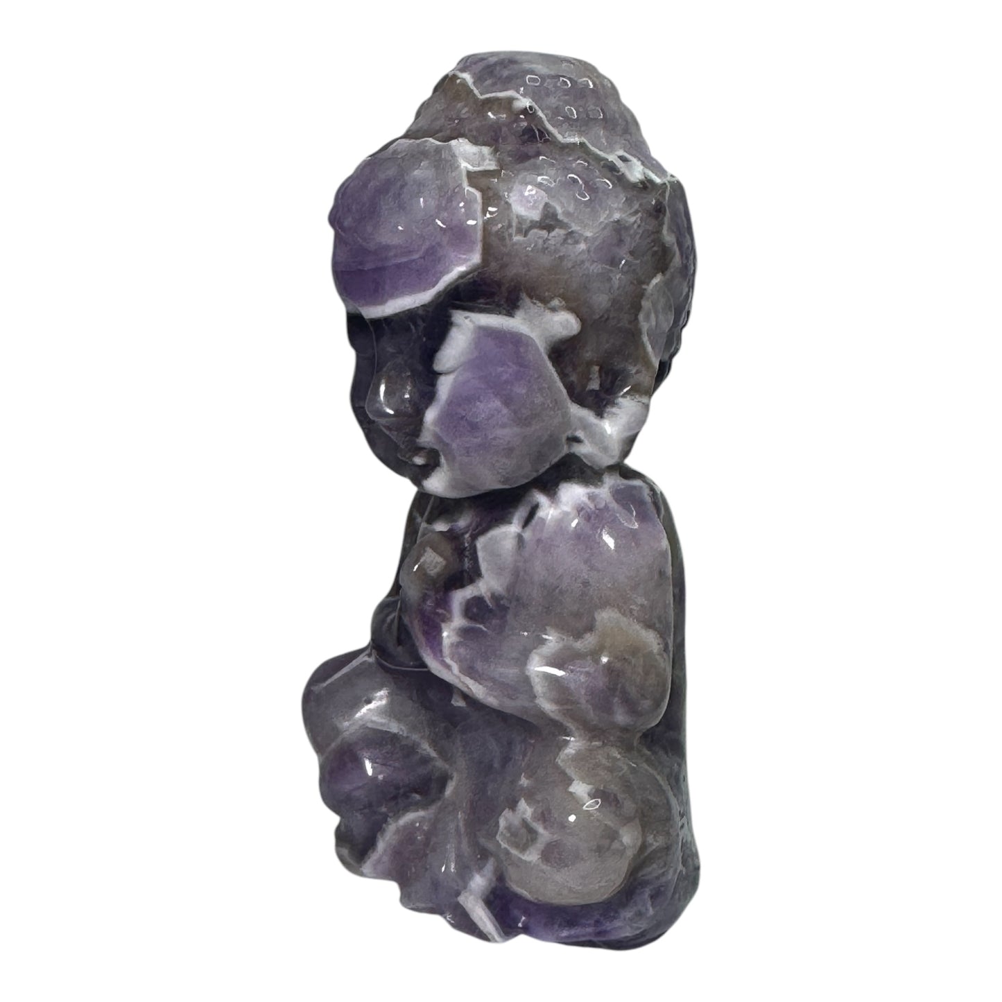 Chevron Amethyst Buddha