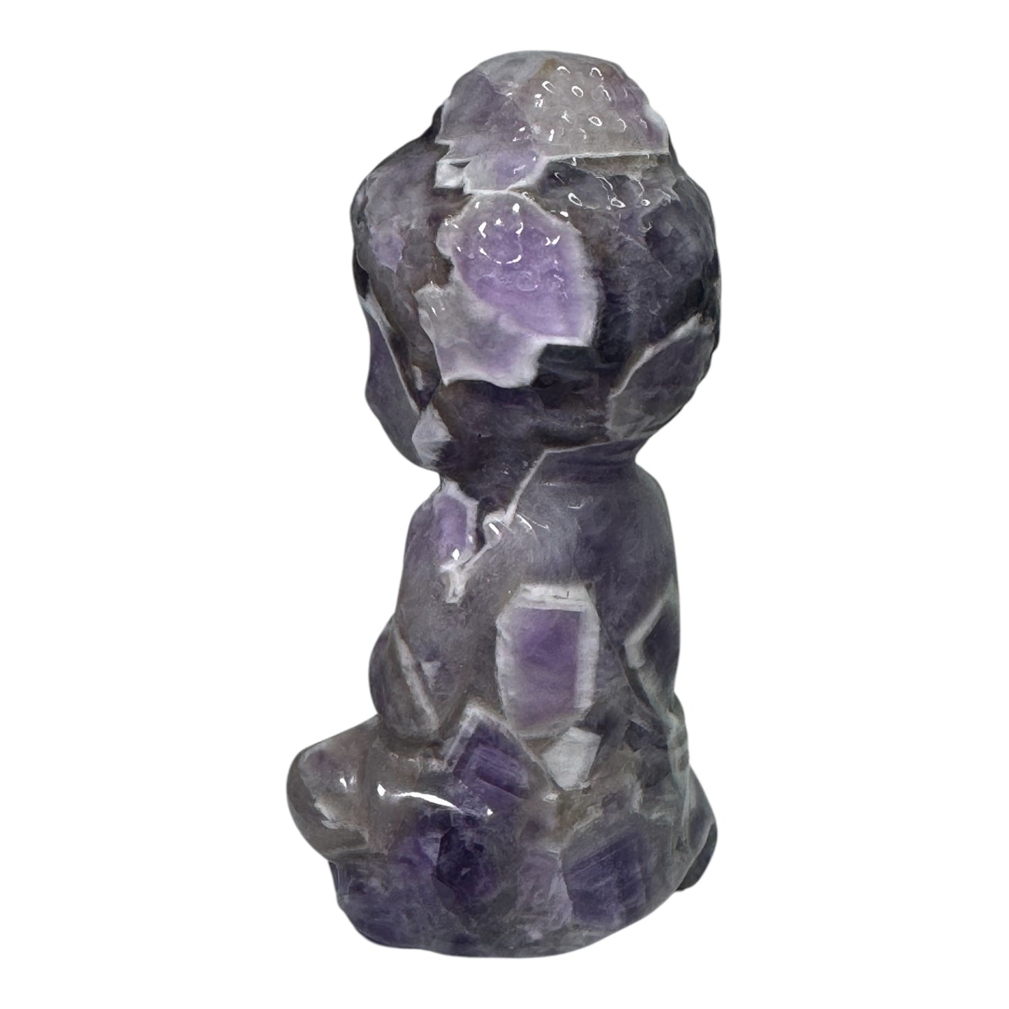 Chevron Amethyst Buddha