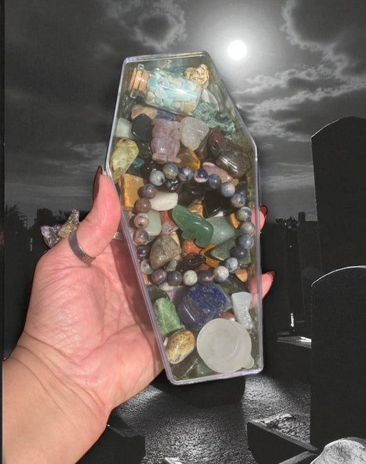 Crystal Coffin Mystery Mix – Tumbles, Carvings & More