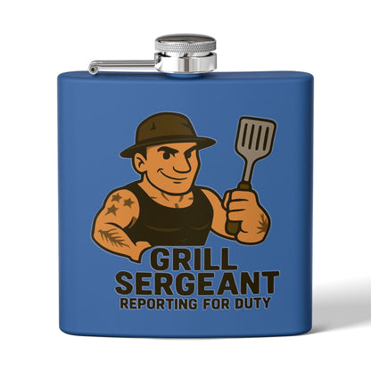 Grill Sergeant - Stainless Steel Flask