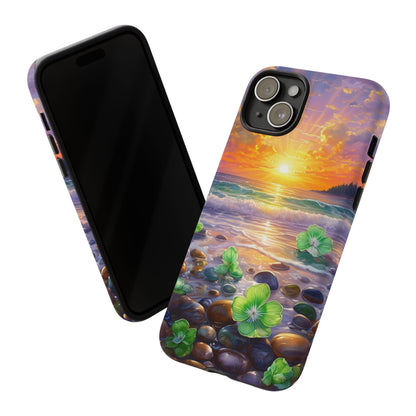 Coastal Calm Pebble Beach - Phone Case
