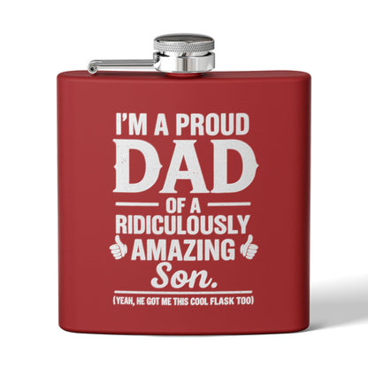 I’m A Proud Dad - Stainless Steel Flask